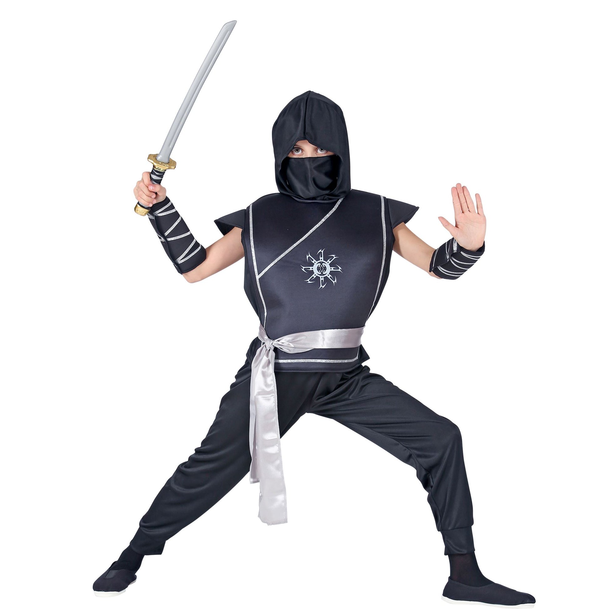 "NINJA" (Weste mit Rüstung, Hose, Gürtel, Armschoner, Maske) – Ansicht 3
