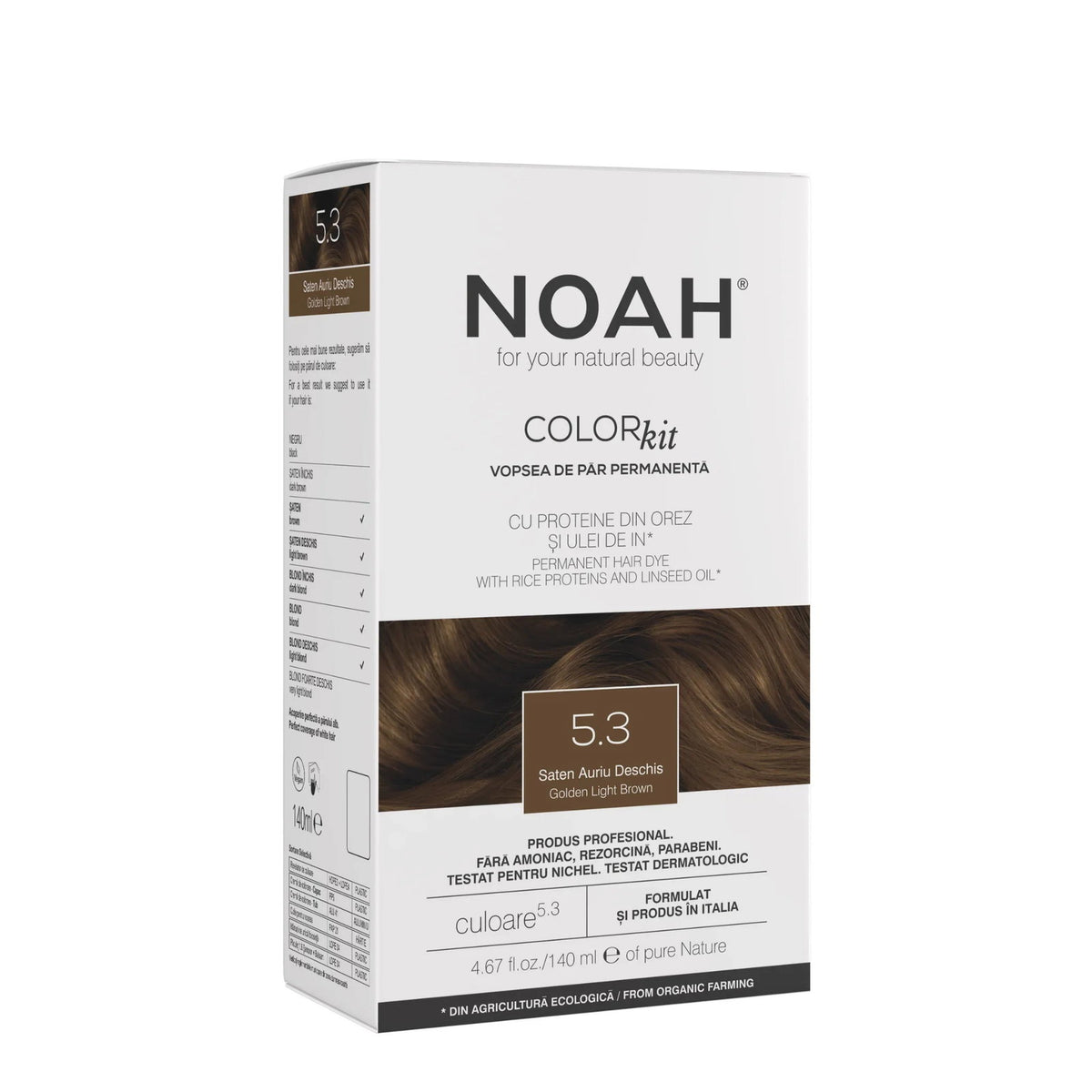 Noah permanente Haarfarbe 5.3 Golden Light Brown 140 ml