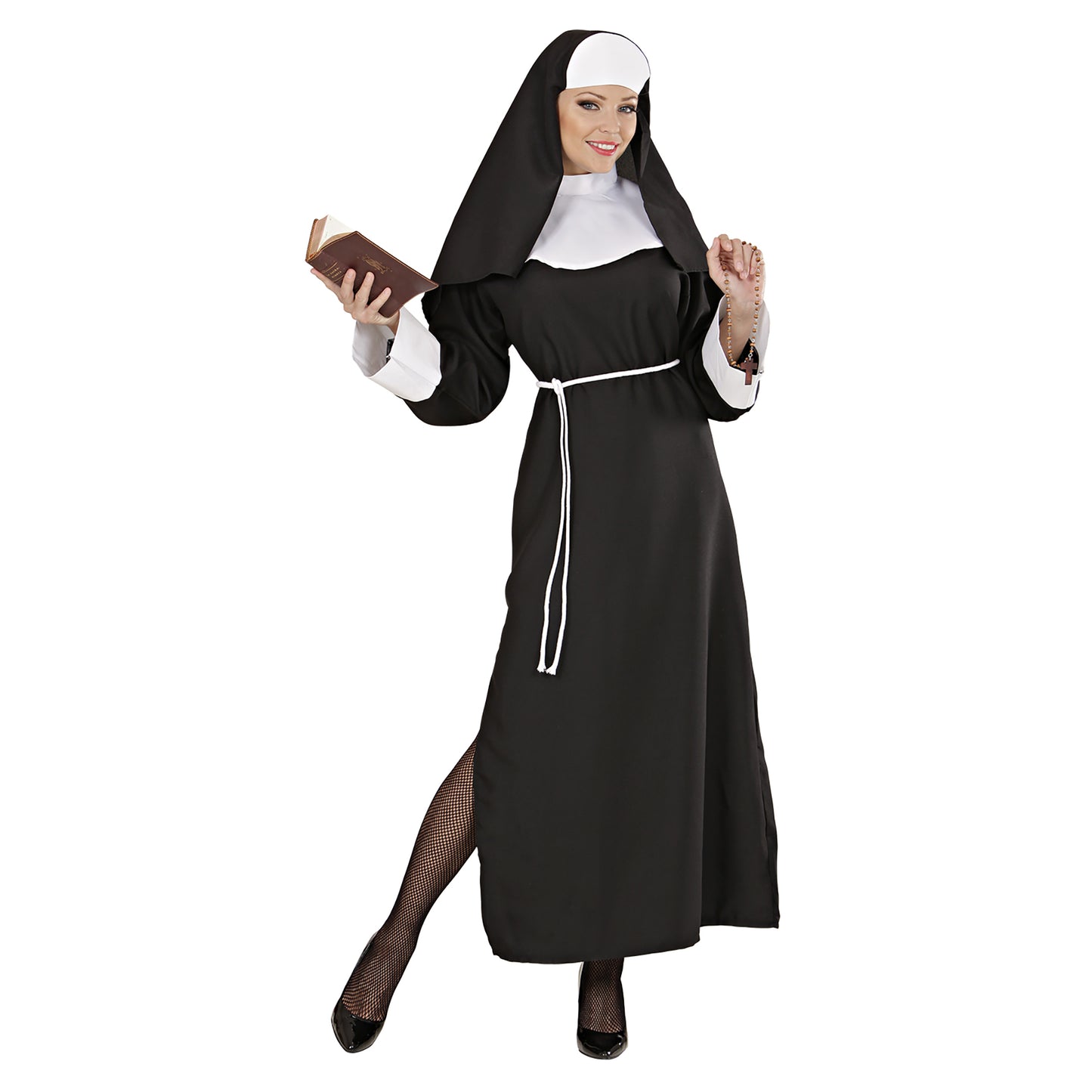 "NONNE" (Gewand, Gürtel, Haube) – Vorderansicht