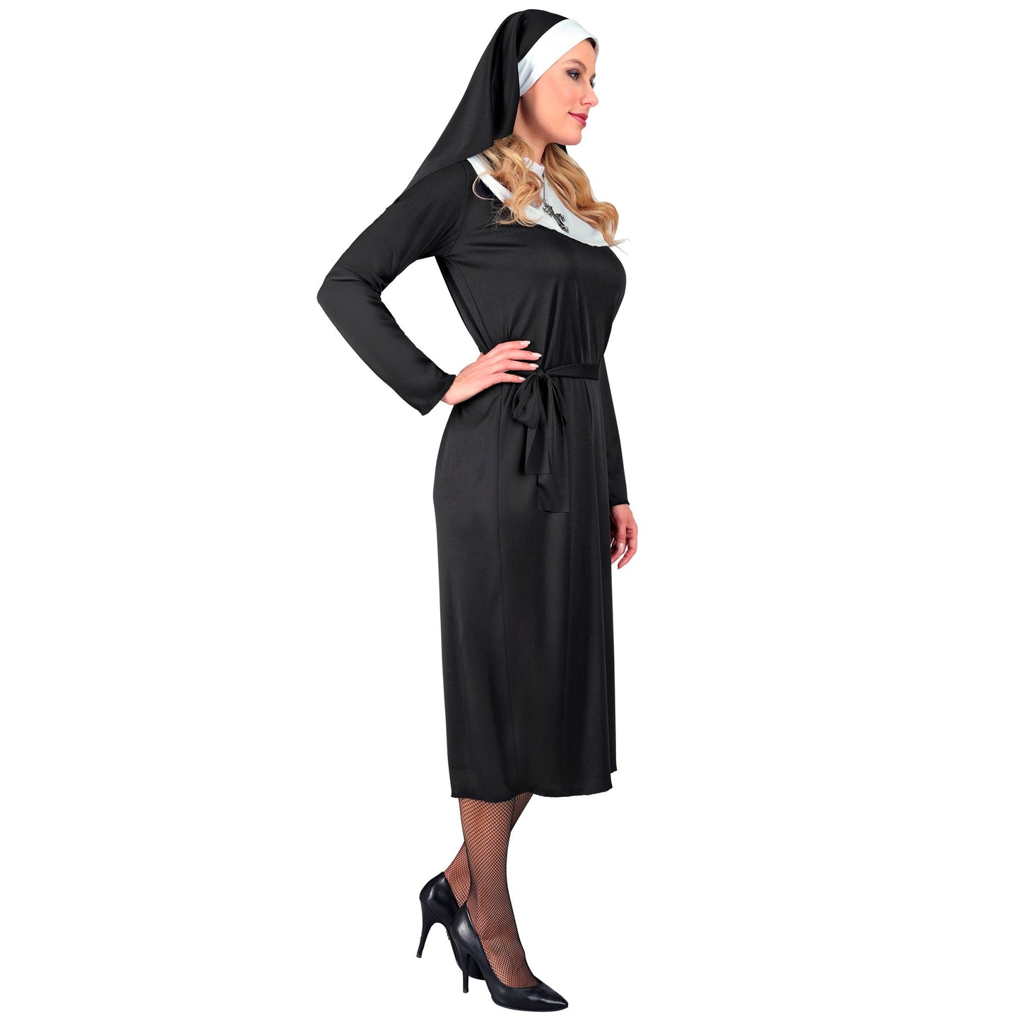 "NONNE" (Kleid, Gürtel, Haube) – Ansicht 3