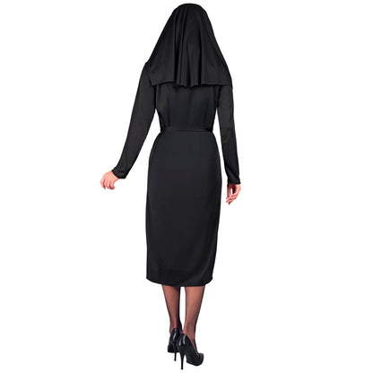 "NONNE" (Kleid, Gürtel, Haube) – Ansicht 4