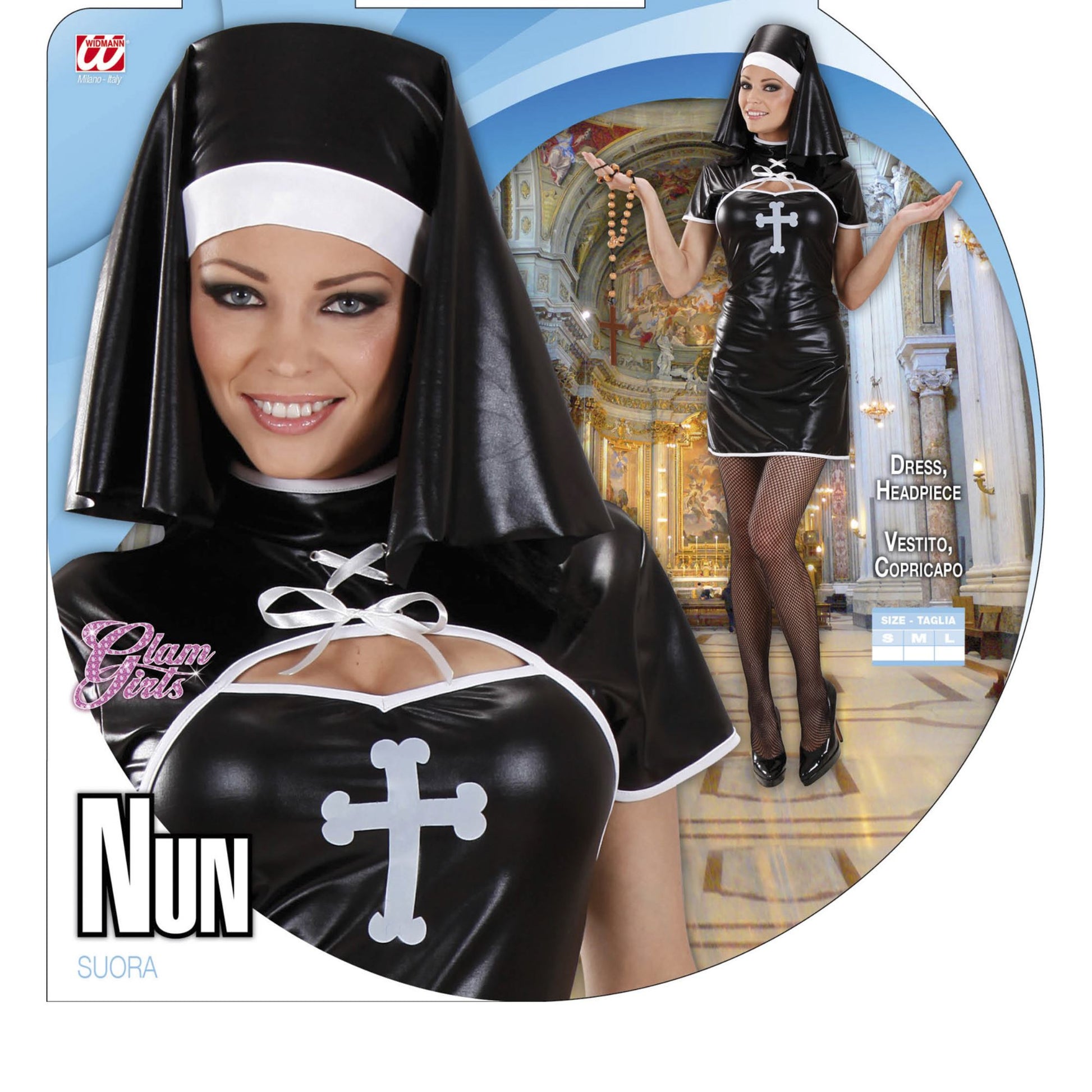 "NONNE" (Kostüm, Haube) – Ansicht 3