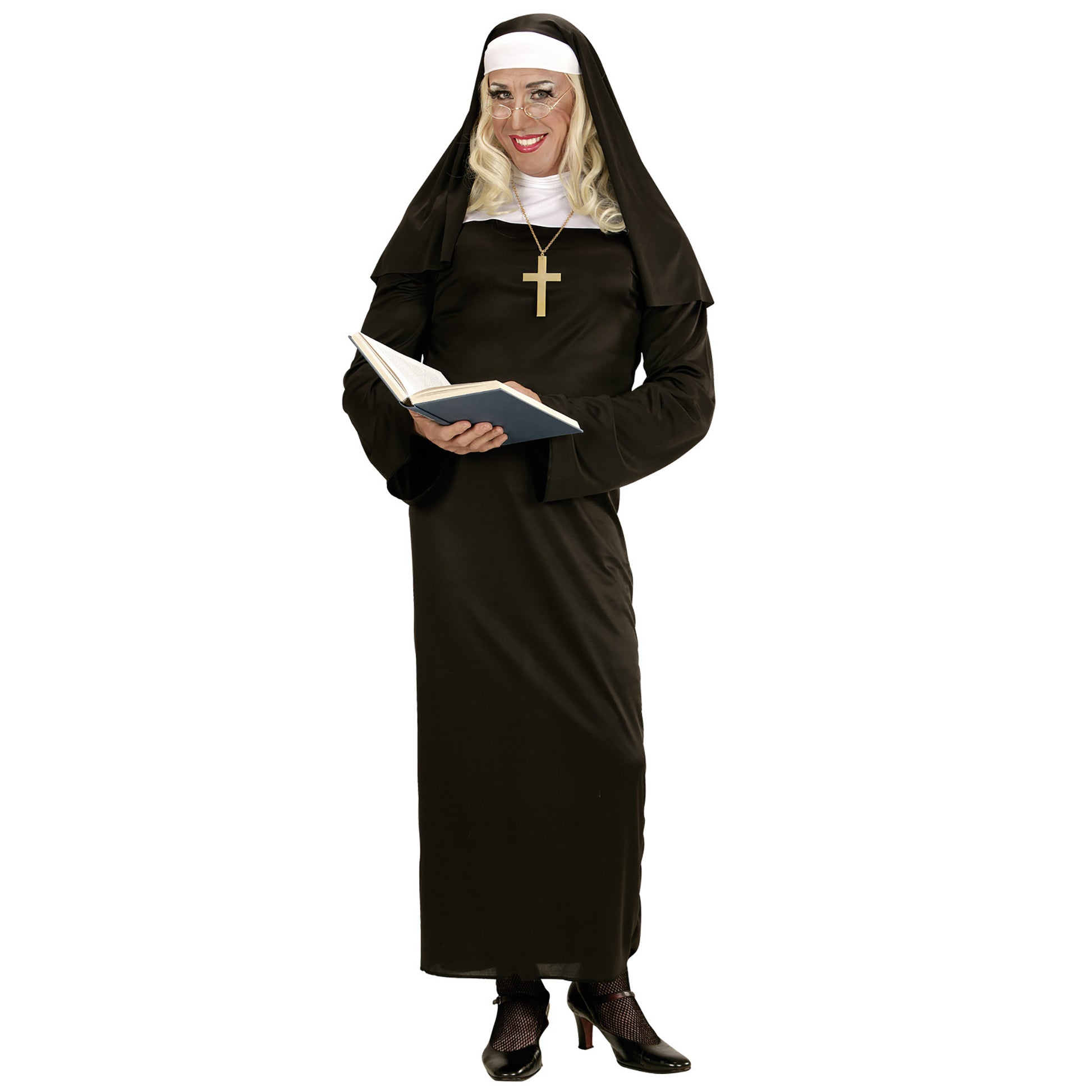 "NONNE" (Tunika, Haube) – Detailansicht