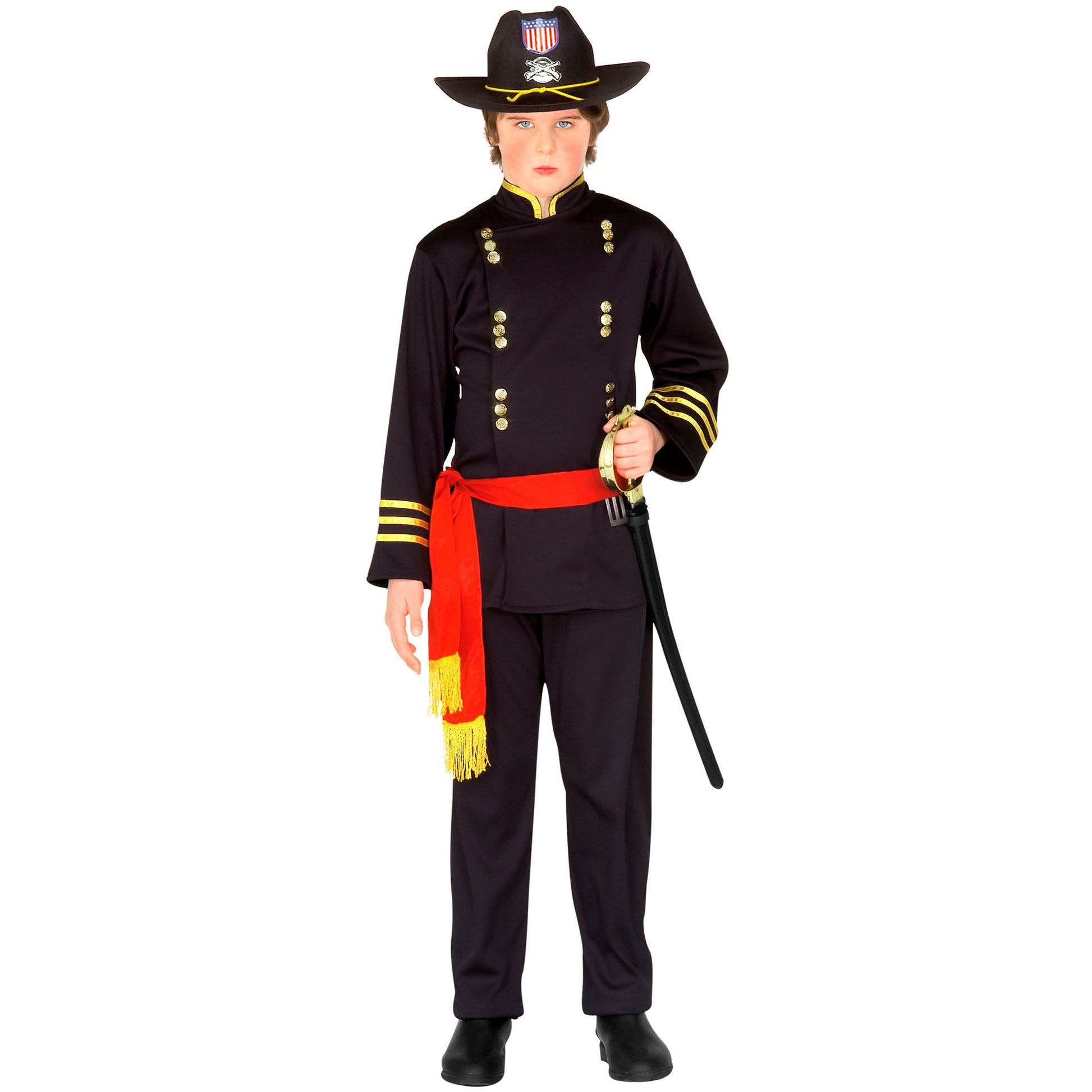 "NORDSTAATEN GENERAL" (Oberteil, Hose, Gürtel) – Vorderansicht
