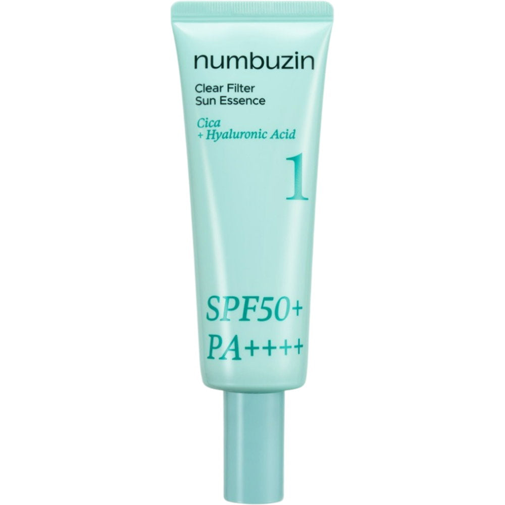 Numbuzin, No.1 Clear Filter Sun Essence, Befeuchtend und schützend, Sonnencreme, Für das Gesicht, SPF 50 PA++++, 50 ml