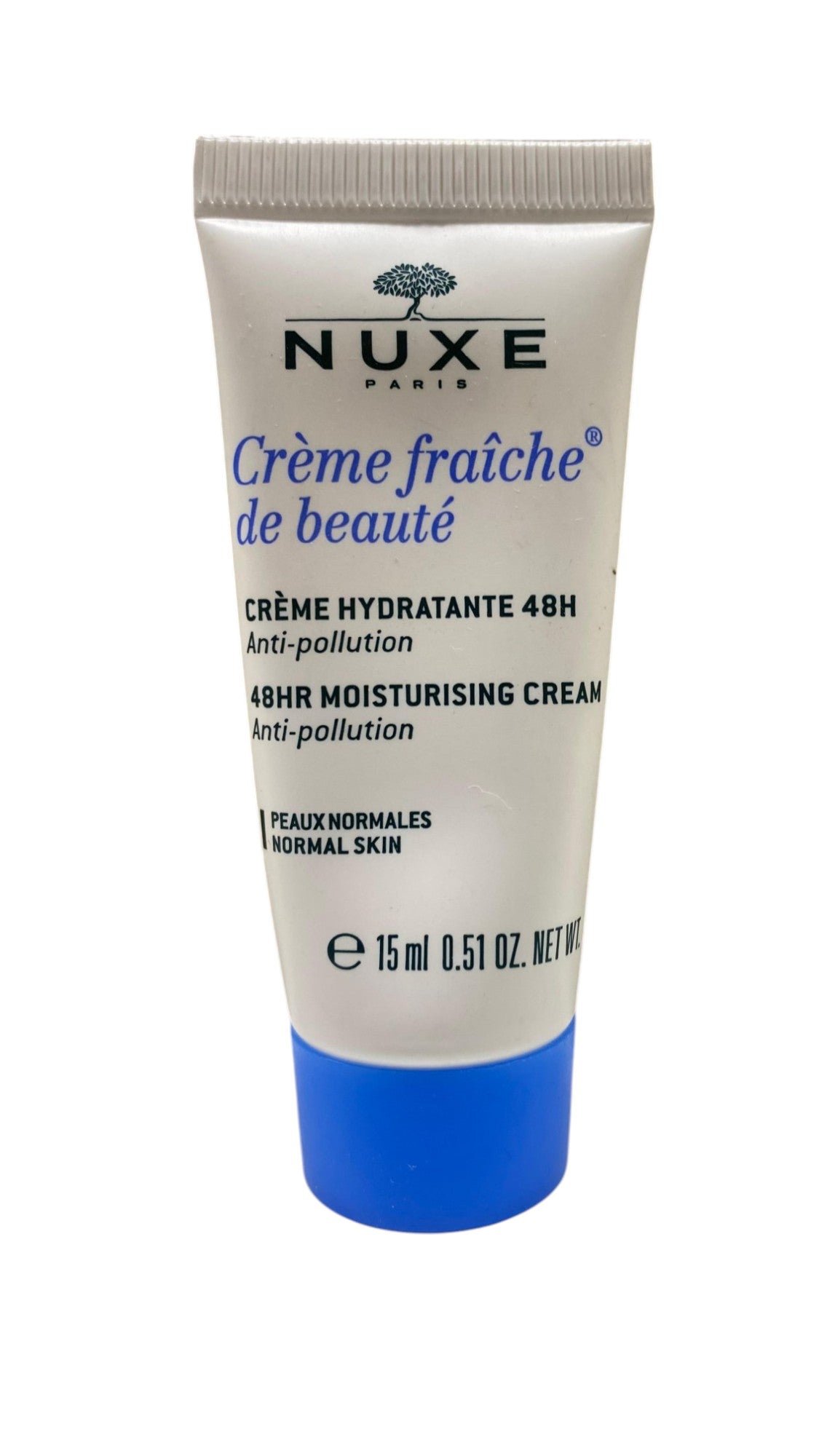 Nuxe Nuxe, Creme Fraiche de Beaute, Feuchtigkeitsspendend 48H, Sahne, Für das Gesicht, 15 ml *Miniatur Miniature