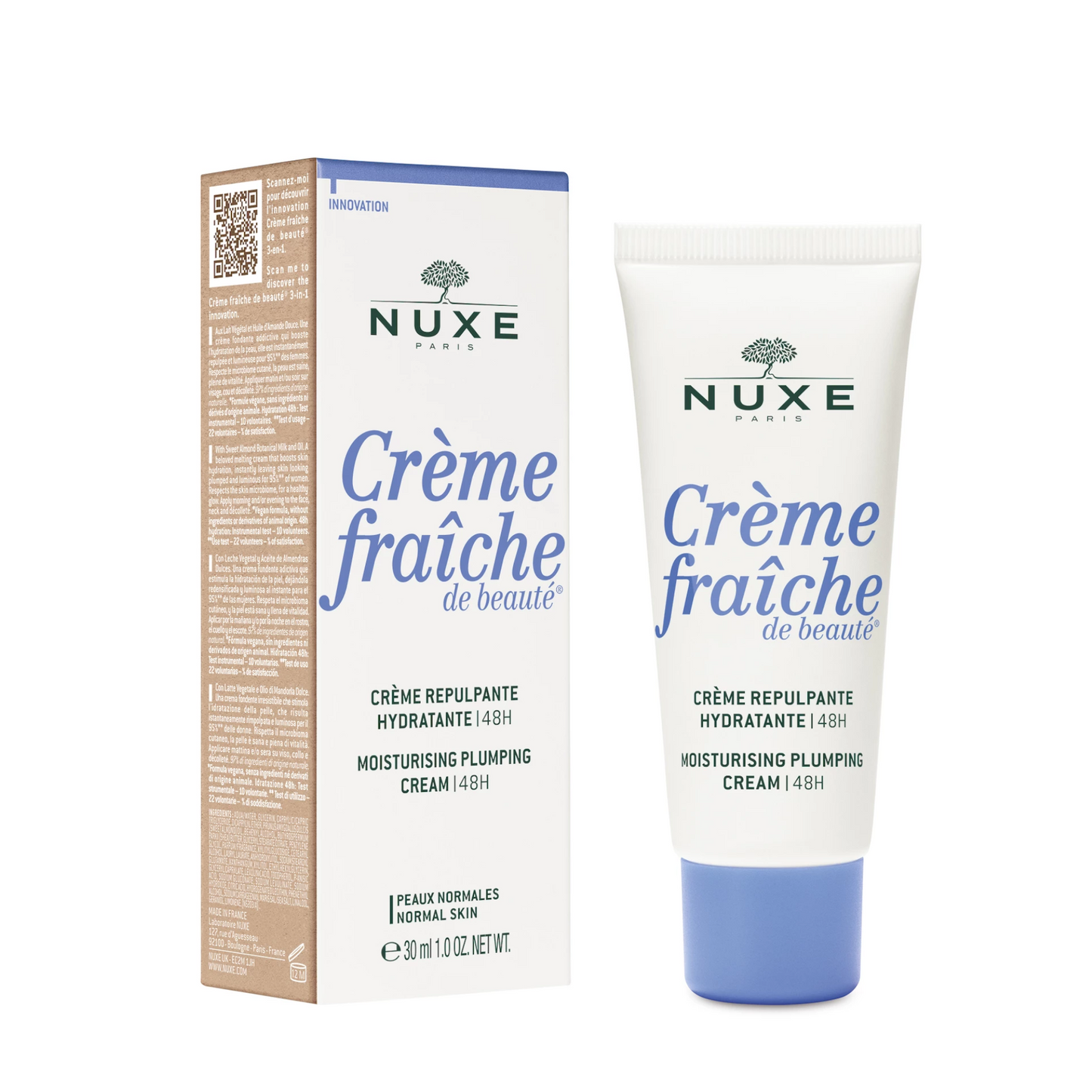 Nuxe Nuxe, Creme Fraiche de Beaute, Feuchtigkeitsspendend, Sahne, Für das Gesicht, 30 ml Regular