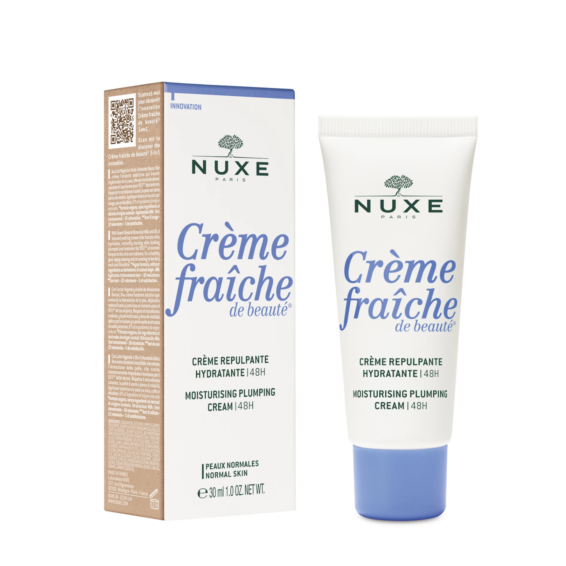 Nuxe Nuxe, Creme Fraiche de Beaute, Feuchtigkeitsspendend, Sahne, Für das Gesicht, 30 ml Regular