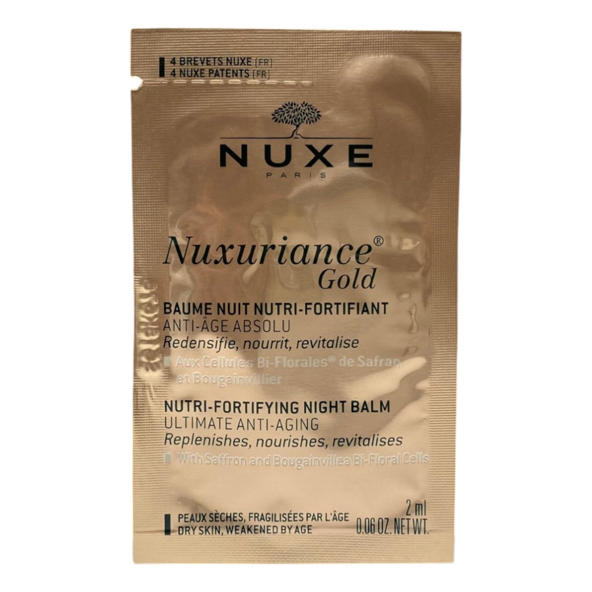 Nuxe Nuxe, Nuxuriance Gold, Vegan, Anti-Aging, Balsam, Für das Gesicht, 2 ml *Muster Sample