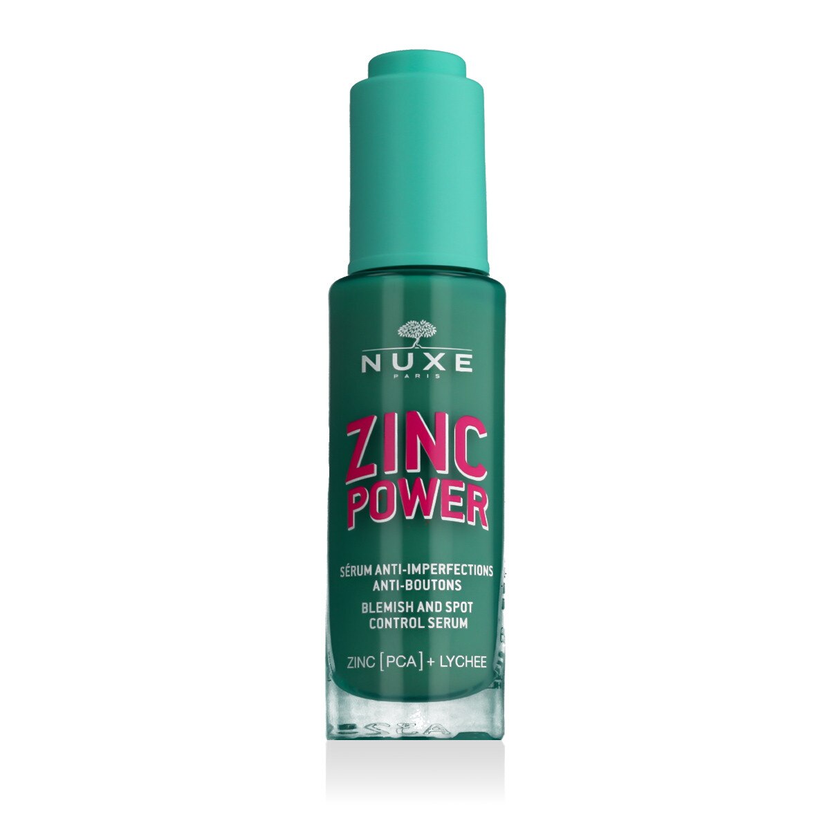 Nuxe, Zinc Power, Gegen Unreinheiten, Morgen & Abend, Lokales Behandlungsserum, Für das Gesicht, 30 ml