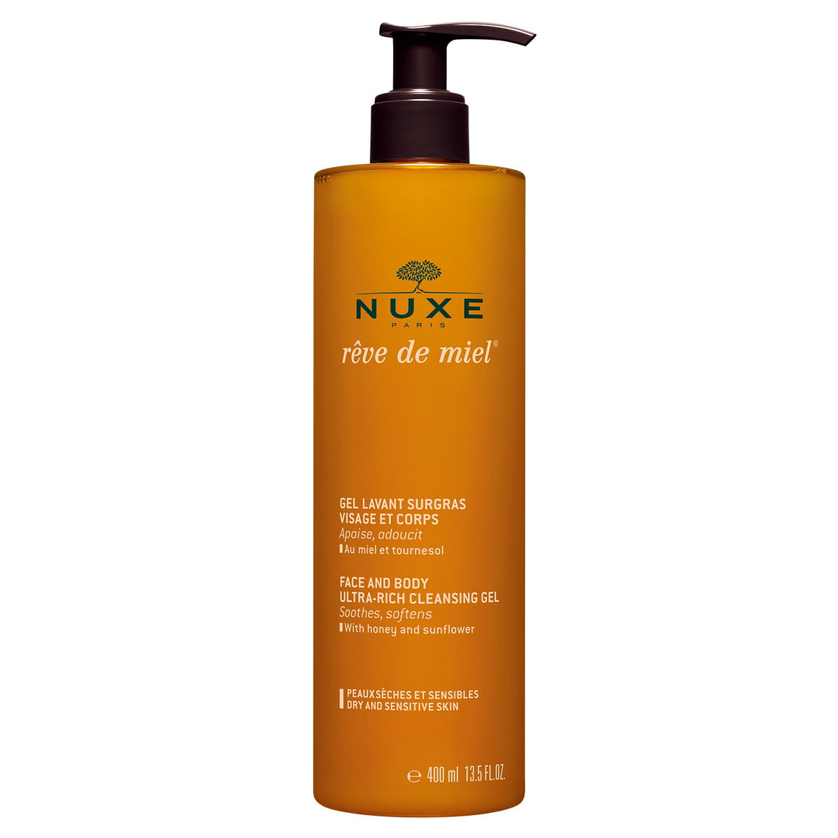 Nuxe, Reve de Miel Ultra Rich, Reinigungsgel, Für das Gesicht, 400 ml