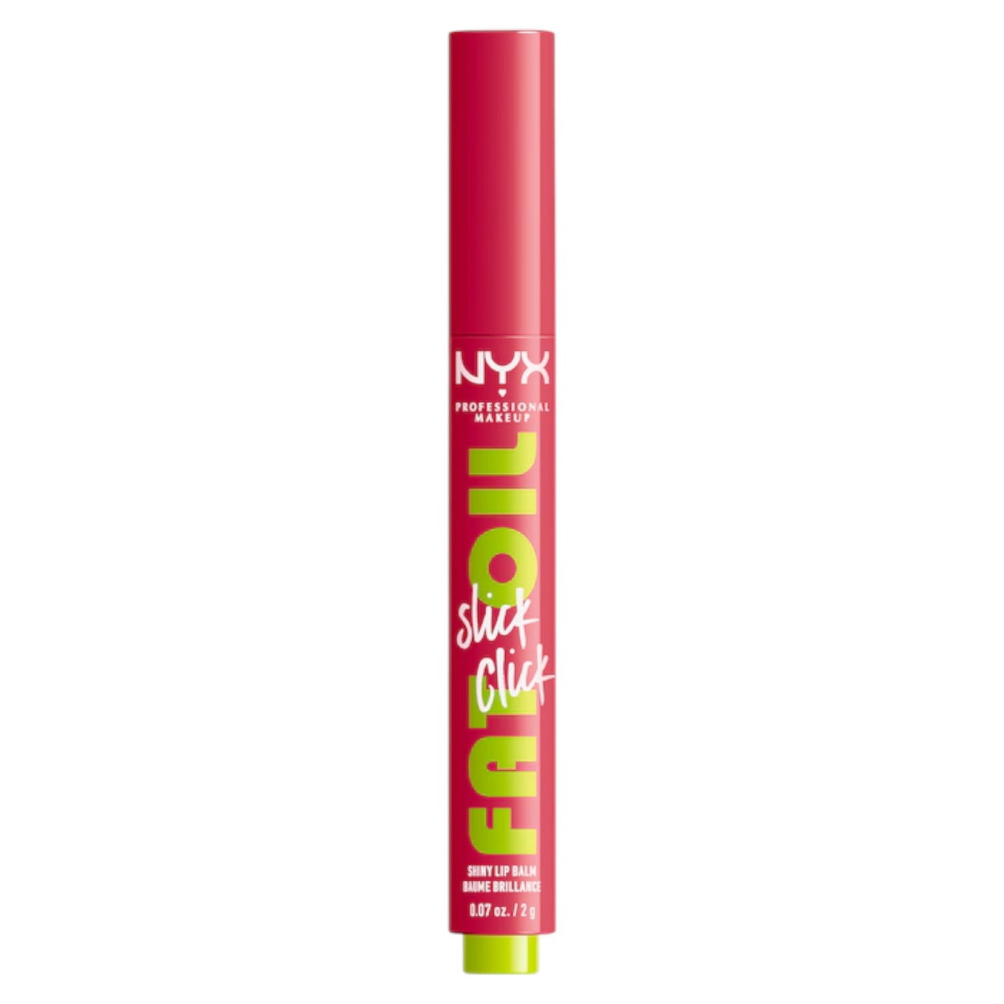 Nyx Nyx, Fat Oil Slick Click, Hoher Glanz, Lippenbalsam, 10, Doppeltippen, 2 g Regular
