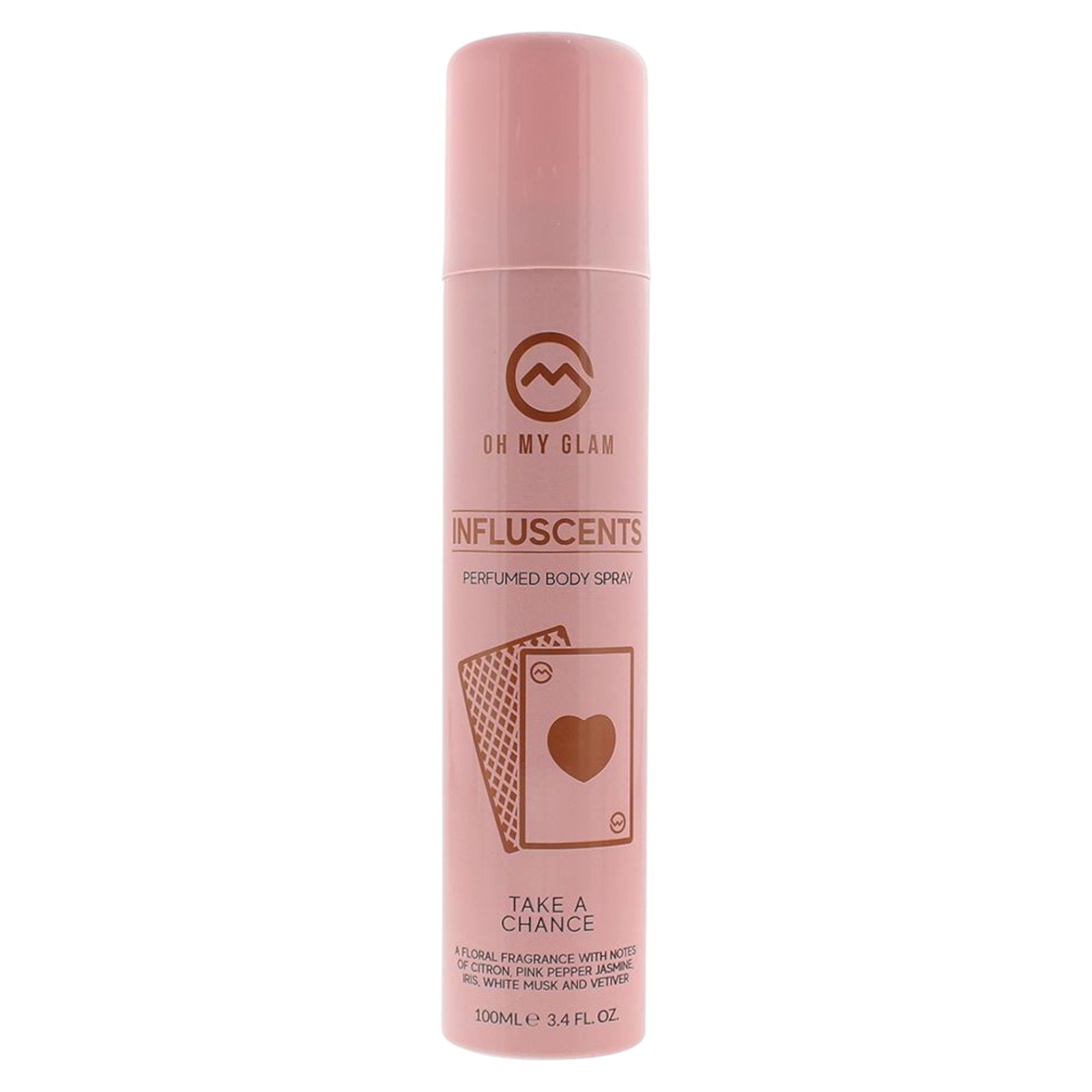 Oh My Glam Oh My Glam, Influscent Take A Chance, Körperspray, Weißer Moschus, 100 ml Regular