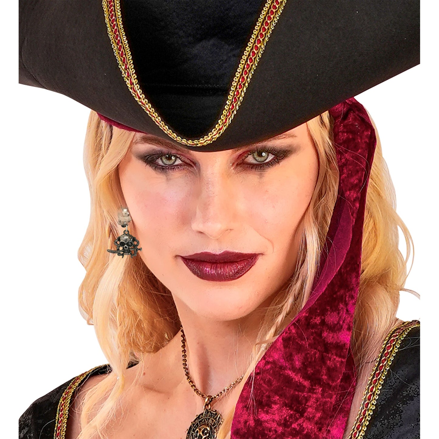"OHRRINGE MIT PIRATENTOTENKOPF" – Ansicht 4