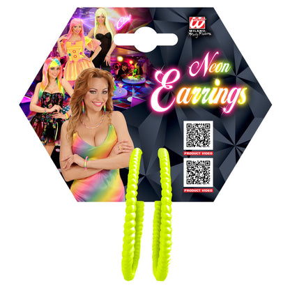 "OHRRINGE NEON GELB" – Ansicht 3