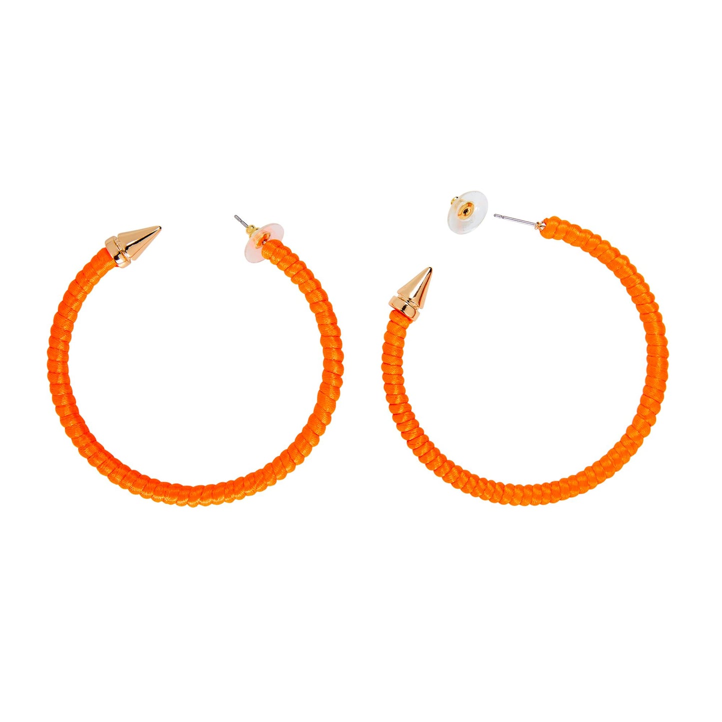 "OHRRINGE NEON ORANGE" – Detailansicht