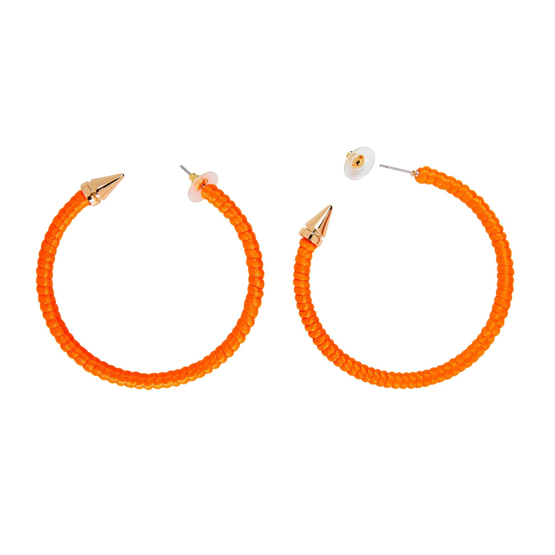 "OHRRINGE NEON ORANGE" – Detailansicht