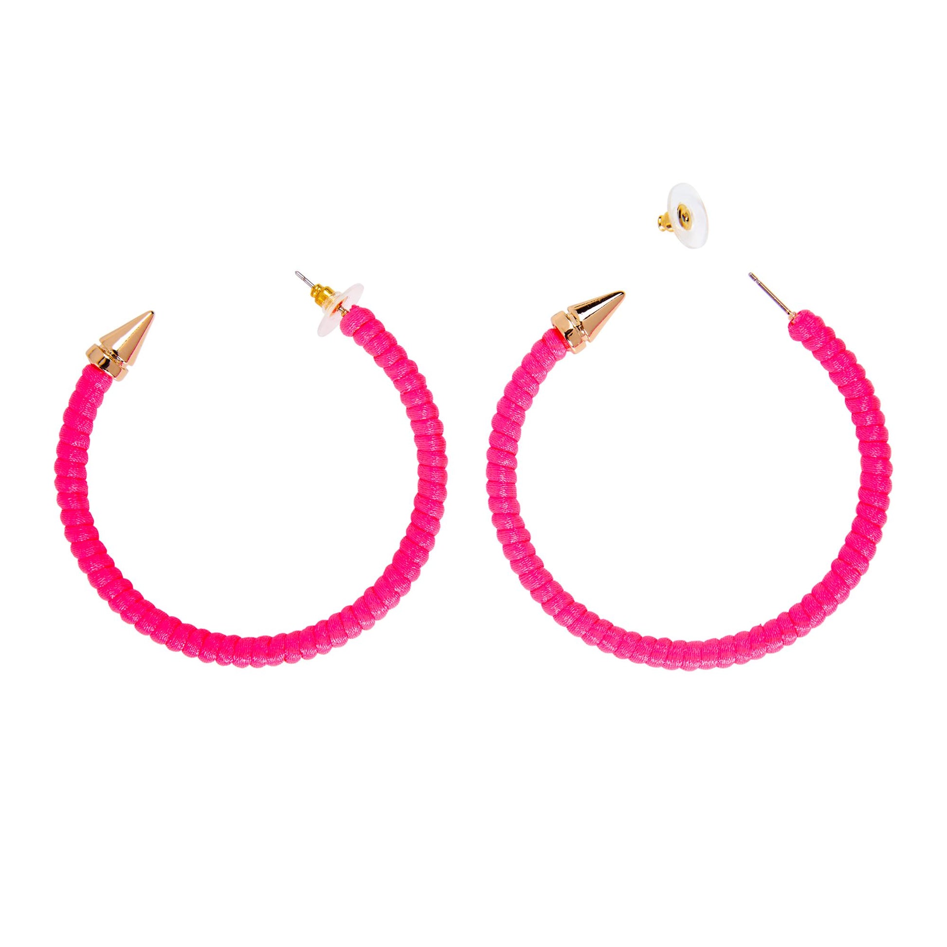 "OHRRINGE NEON PINK" – Detailansicht