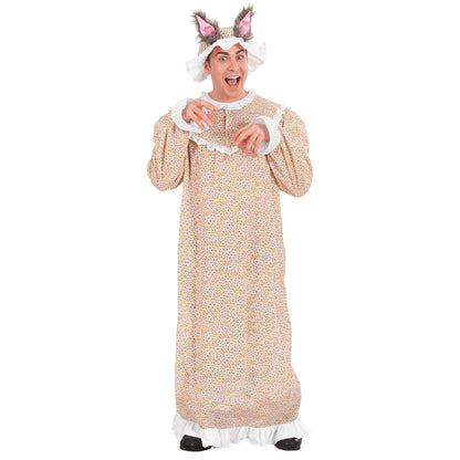 "OMA BÖSER WOLF" (Kleid, Haube) – Ansicht 3