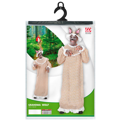 "OMA BÖSER WOLF" (Kleid, Haube) – Ansicht 4
