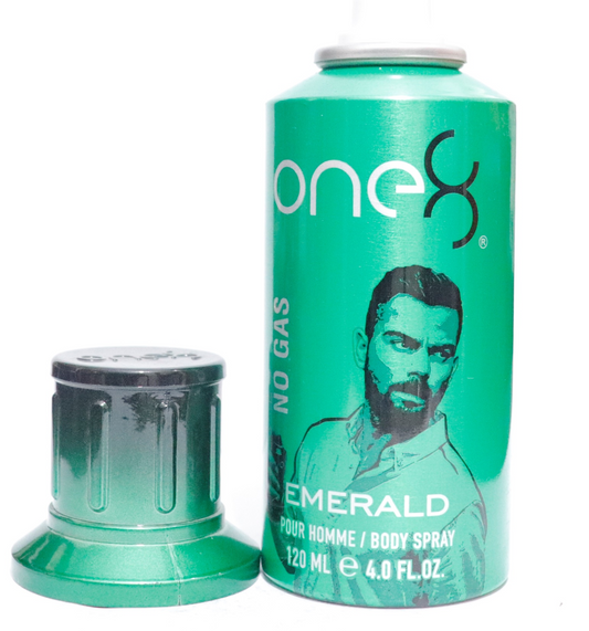 One 8 One 8, Emerald No Gas, Duftspray, Für Männer, 120 ml Regular
