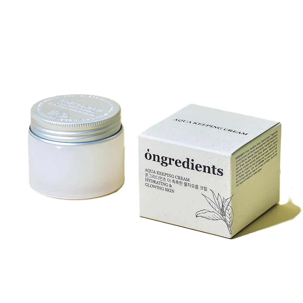 Ongredients, Aqua Keeping, Organic, Hydrating & Moisturising, Daily, Water Cream, For Face, 50 ml