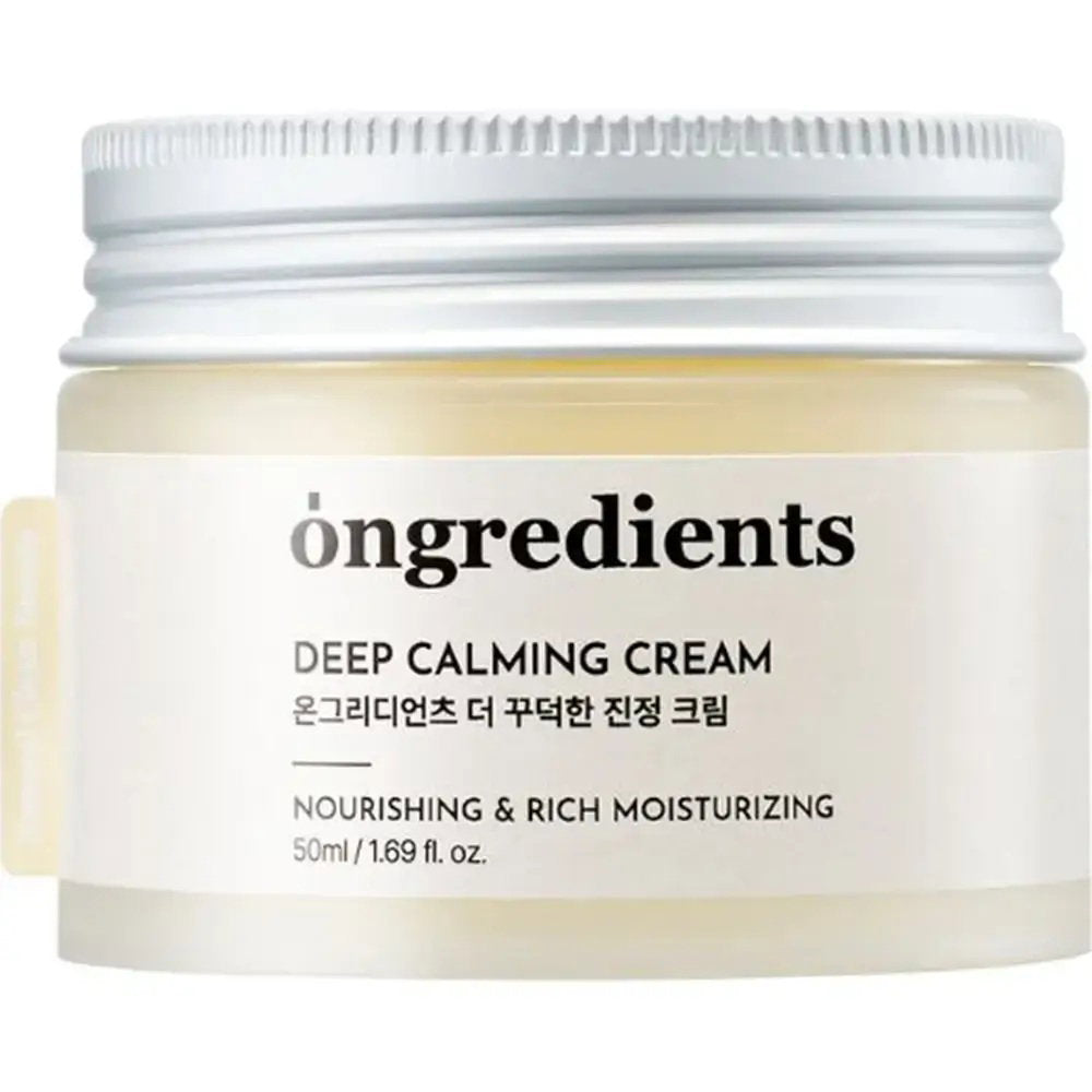 Ongredients, Deep Calming, Nährend und feuchtigkeitsspendend, Täglich, Reichhaltige Creme, Für das Gesicht, 50 ml