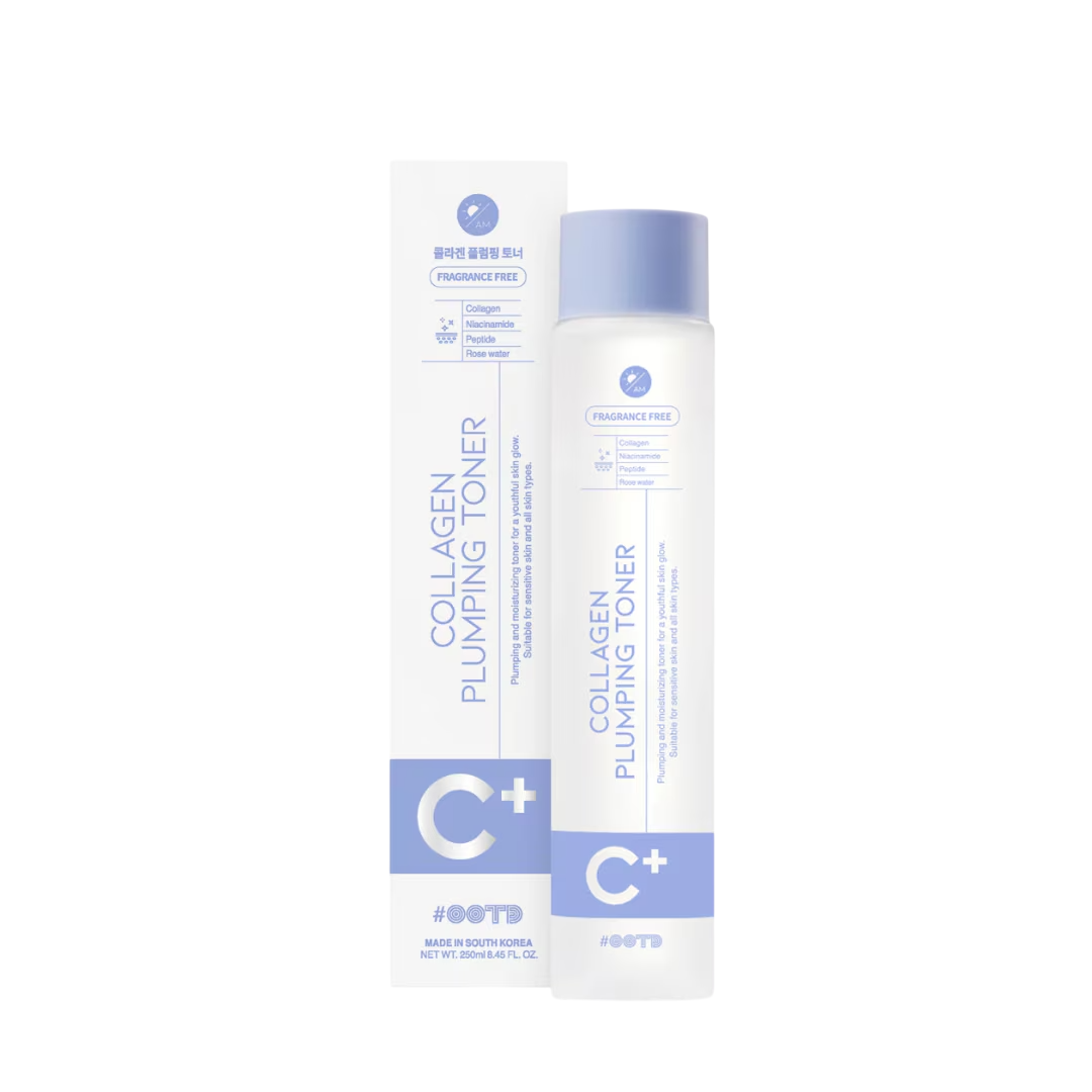 #OOTD, C+, Kollagen, Hydrating & Plumping, Reinigungstonikum, 250 ml