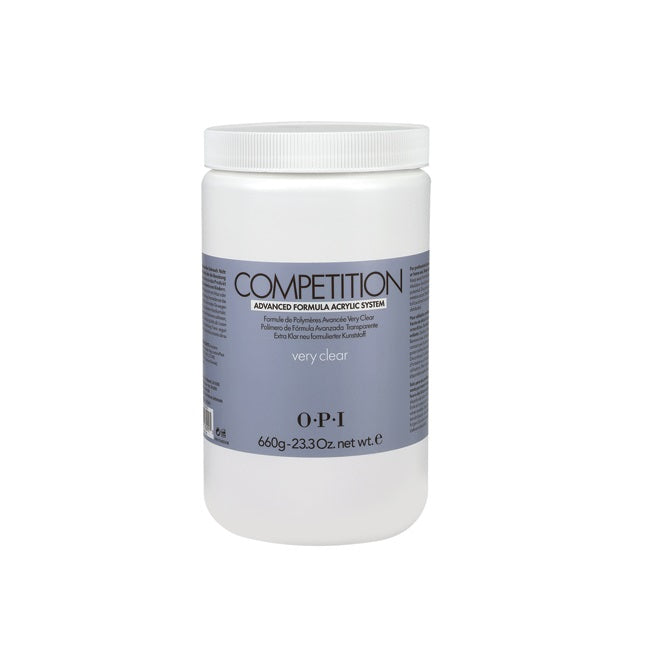 Opi Opi, Competition, Acrylnagelpuder, Sehr klar, 660 g Regular