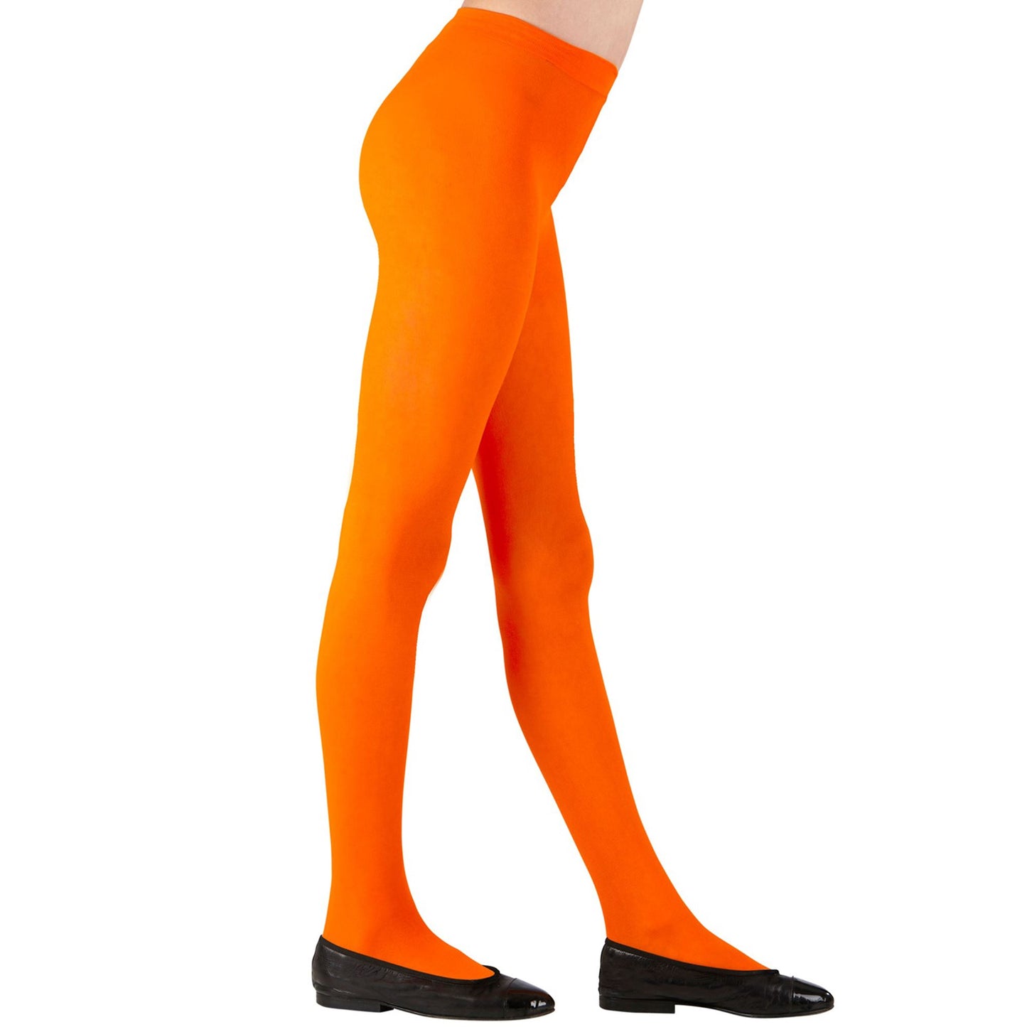 "ORANGEFARBENE STRUMPFHOSE" 40 DEN – Vorderansicht