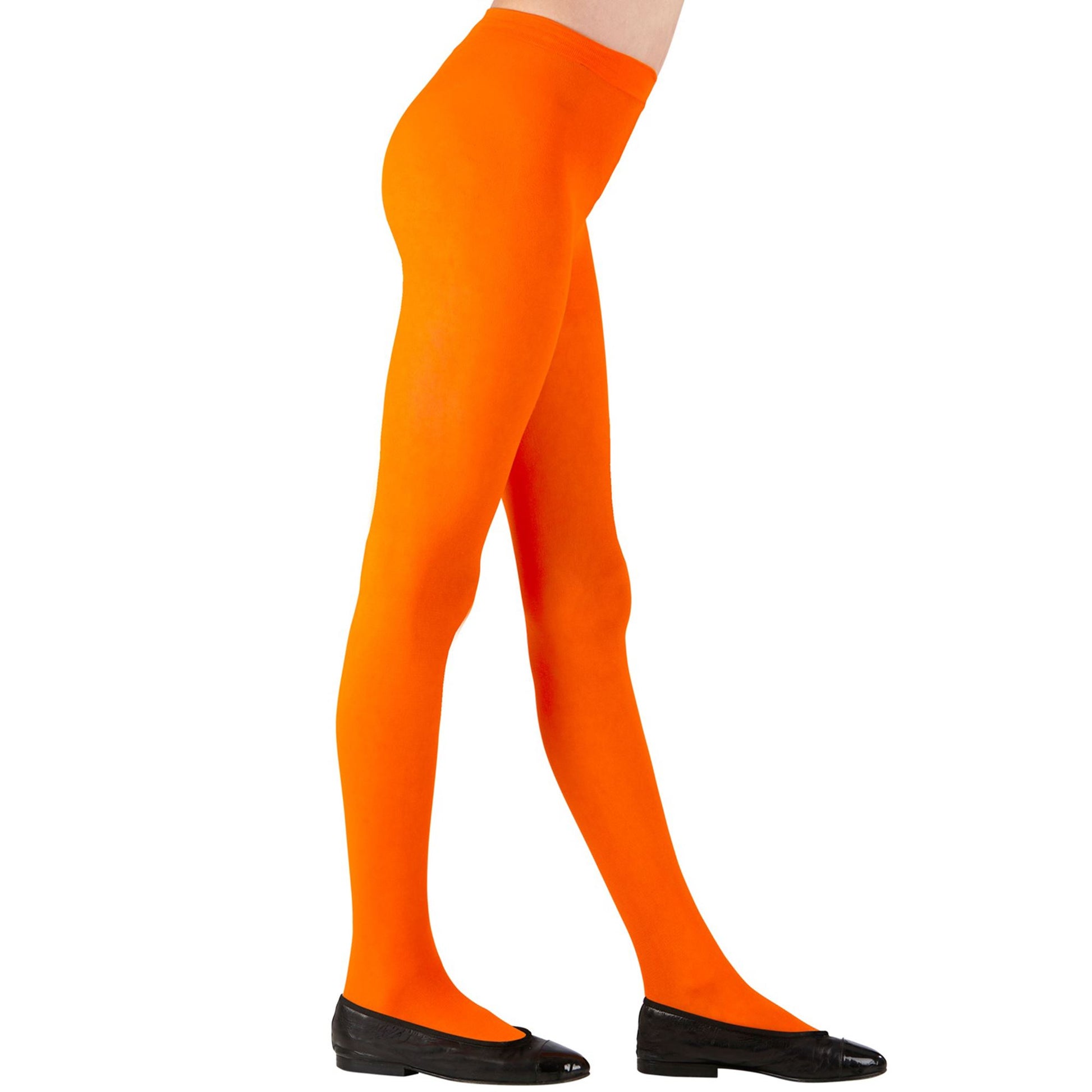 "ORANGEFARBENE STRUMPFHOSE" 40 DEN – Vorderansicht