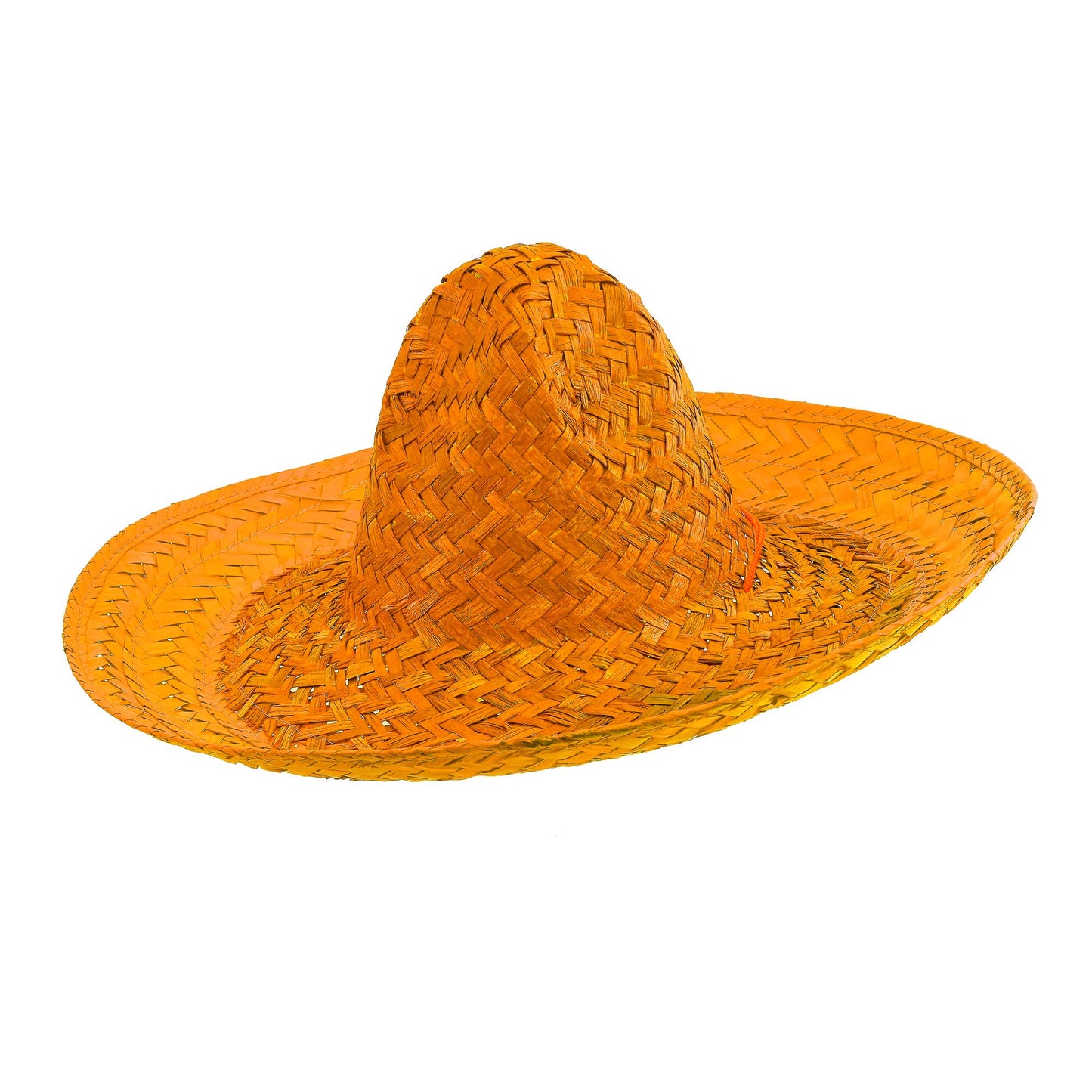 "ORANGEFARBENER SOMBRERO" 48 cm – Vorderansicht