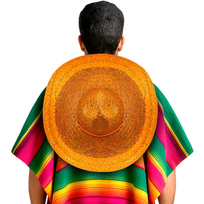 "ORANGEFARBENER SOMBRERO" 48 cm – Ansicht 3