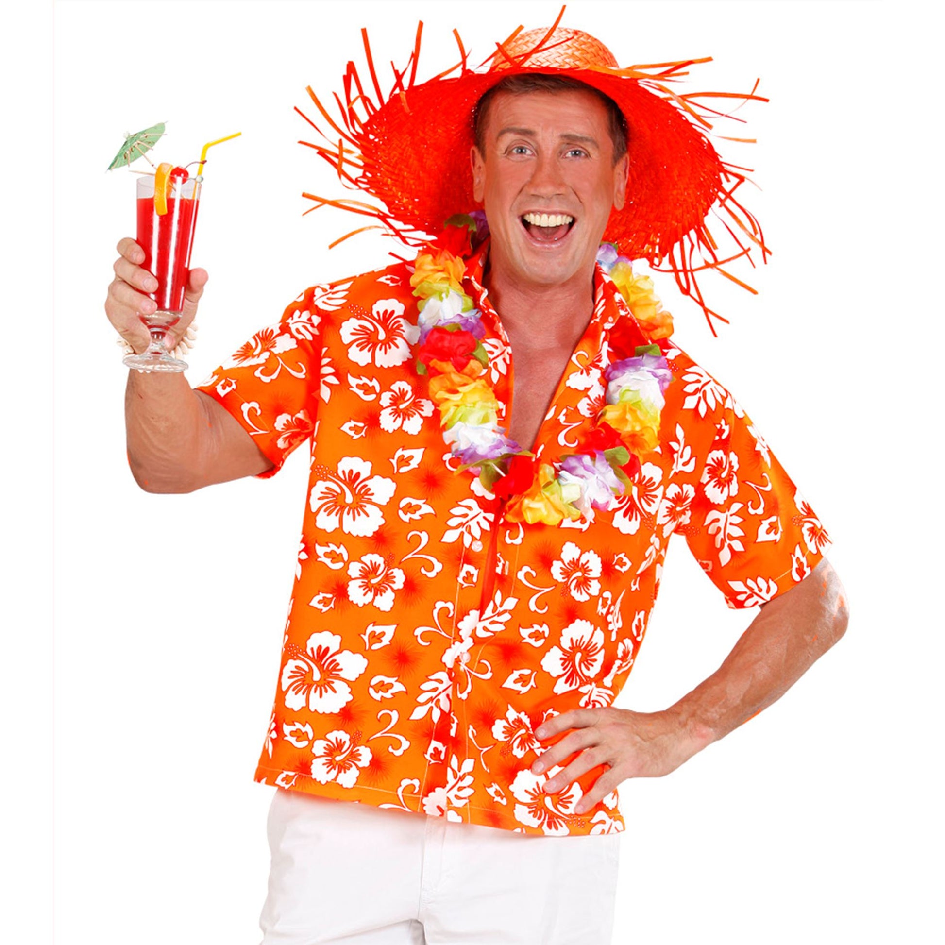 "ORANGEFARBENES HAWAIIHEMD" – Ansicht 3