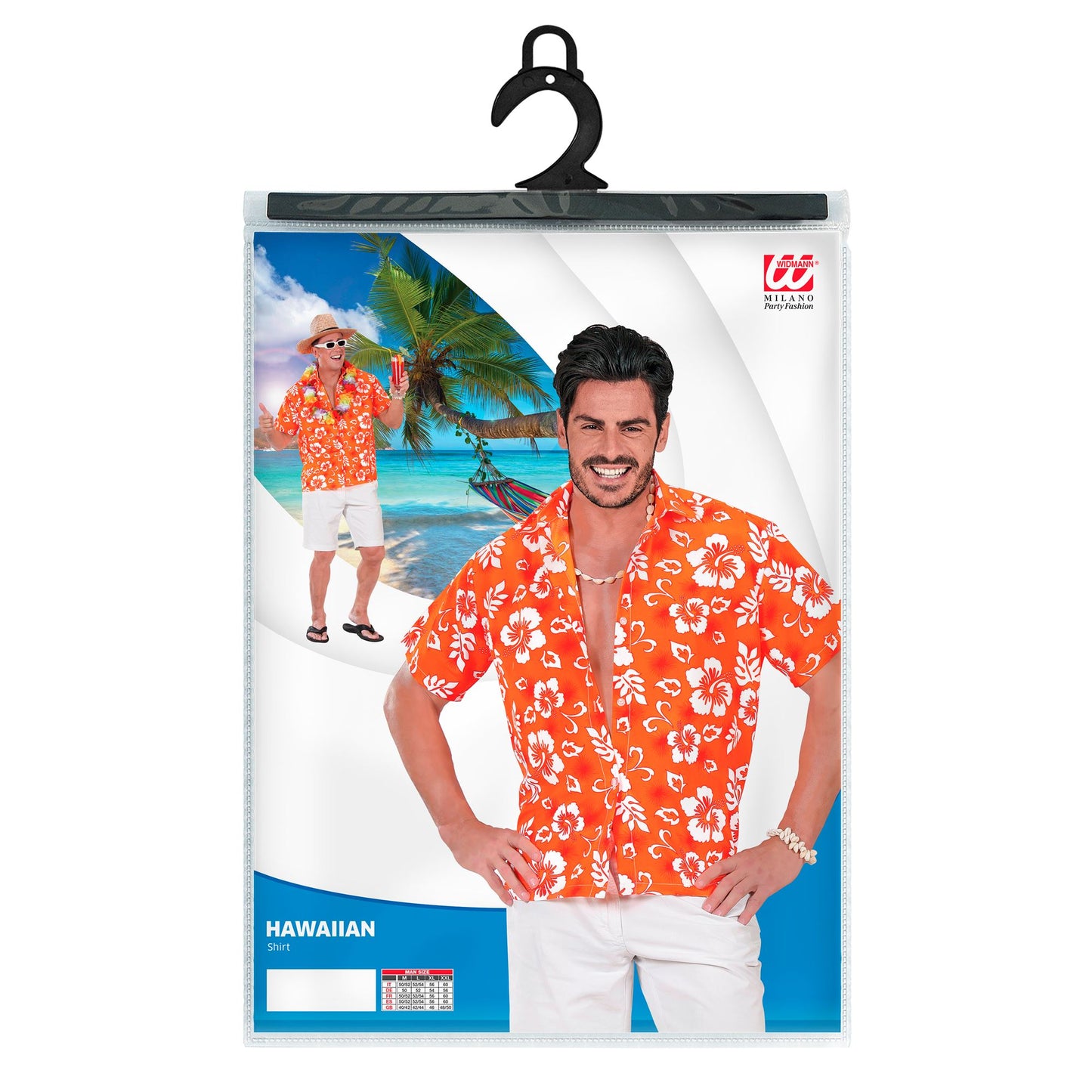 "ORANGEFARBENES HAWAIIHEMD" – Ansicht 5