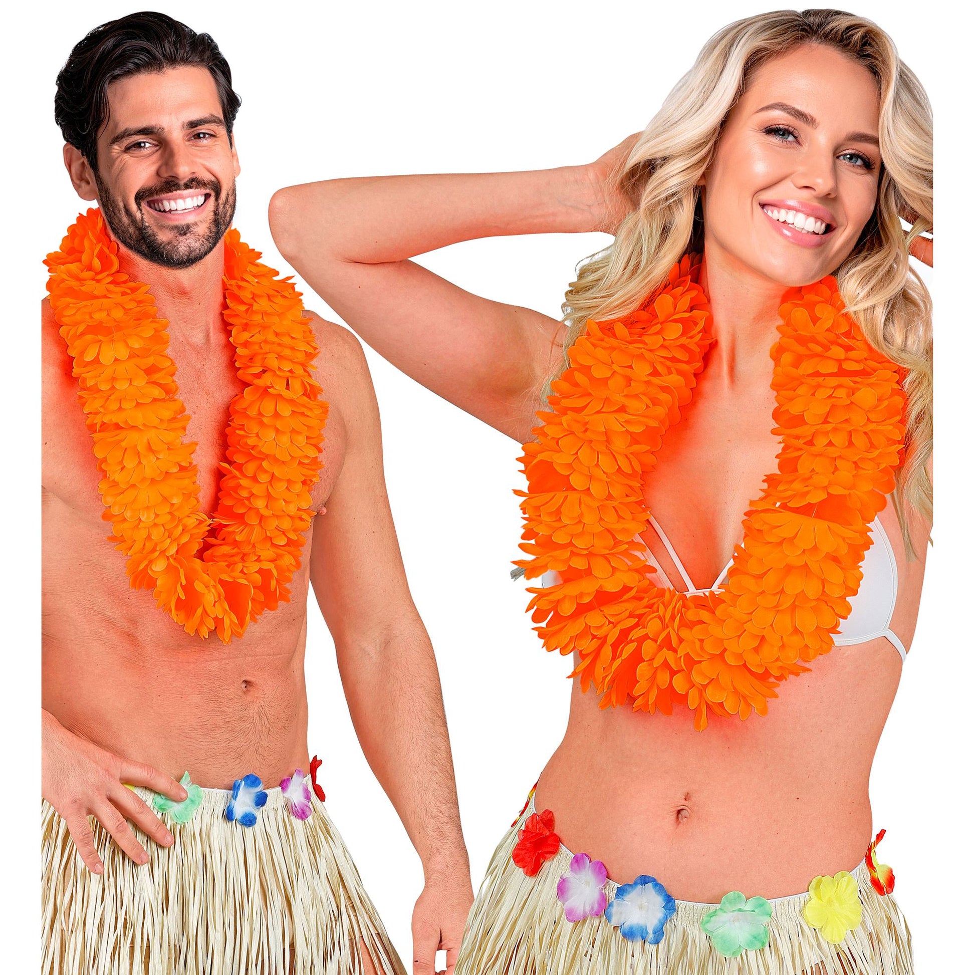 "ORANGENE HAWAIIKETTE" – Ansicht 3