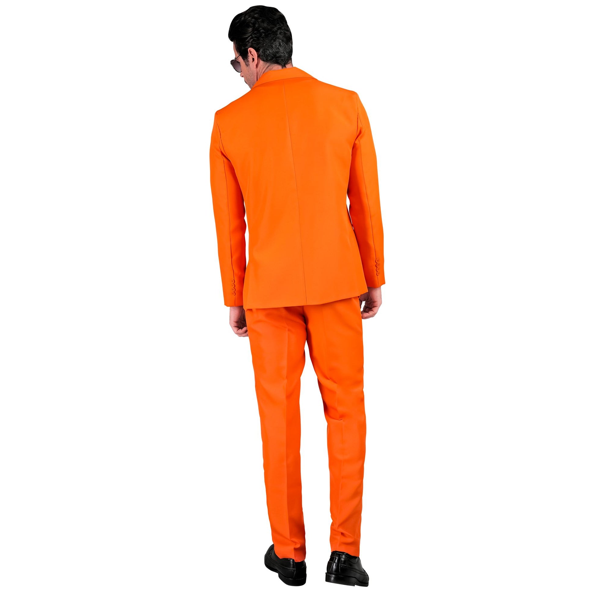 "ORANGENER PARTY FASHION ANZUG" (Jackett, Hose) – Ansicht 4