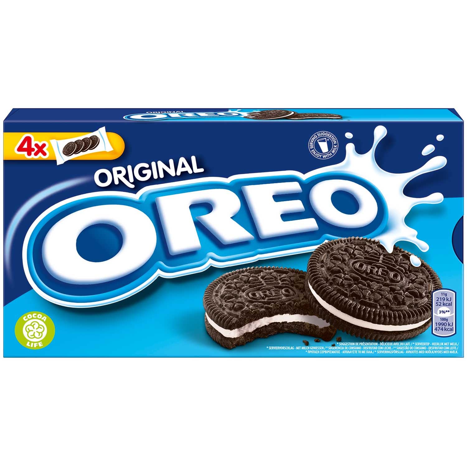 Oreo Kekse Original 4x4er - 176g – Produktansicht