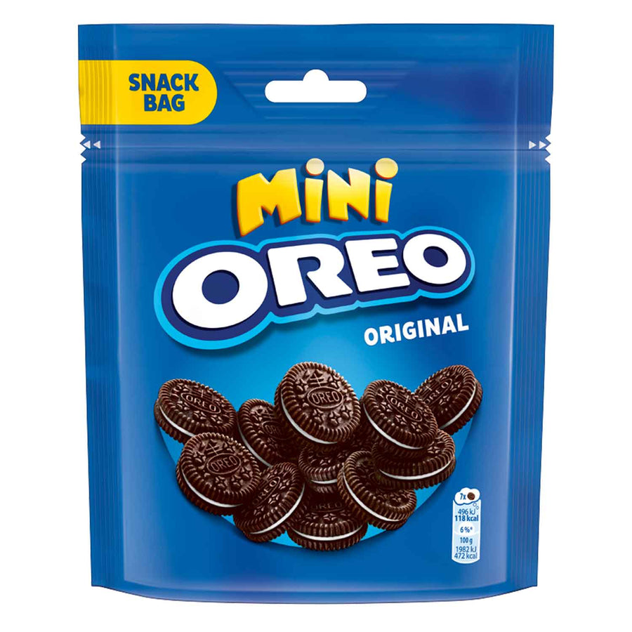 Oreo Original Mini 110 g Kakaokekse mit Vanillecremefüllung