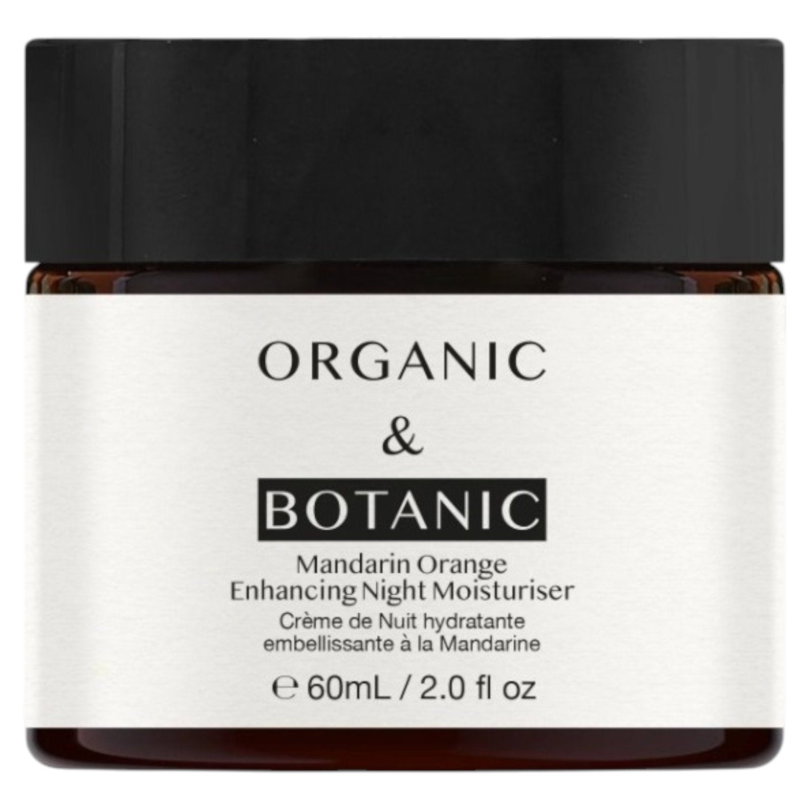 Organic & Botanic Organic & Botanic, Mandarin Orange, Feuchtigkeitsspendend, In der Nacht, Sahne, Für das Gesicht, 60 ml Regu
