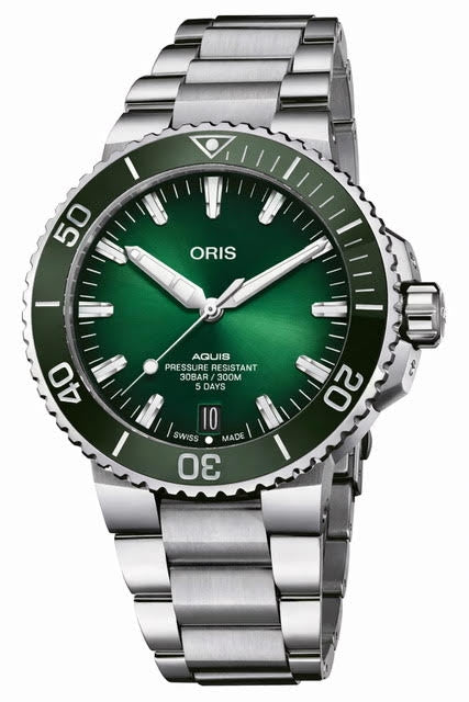 ORIS Mod. AQUIS DATE CALIBRE 400 41,5MM -5 DAYS POWER RESERVE, 300M, CERAMIC BEZEL 01 400 7763 4157-07 8 24 09PEB Date Armbanduhr 41.5 mm