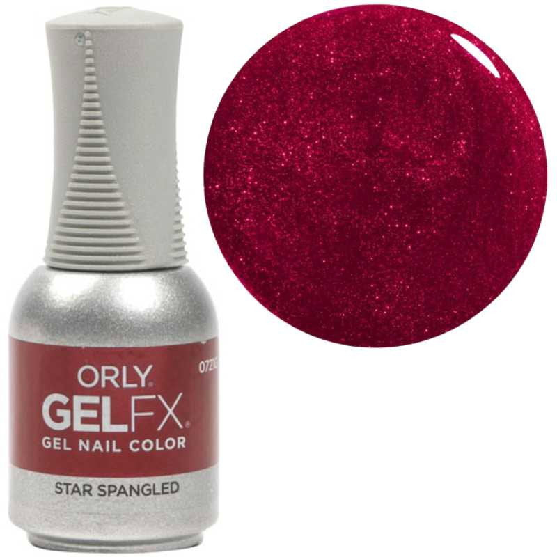 Orly Orly, Gelfx, Schimmer, Semi-permanenter Nagellack, Star Spangled, 18 ml Regular