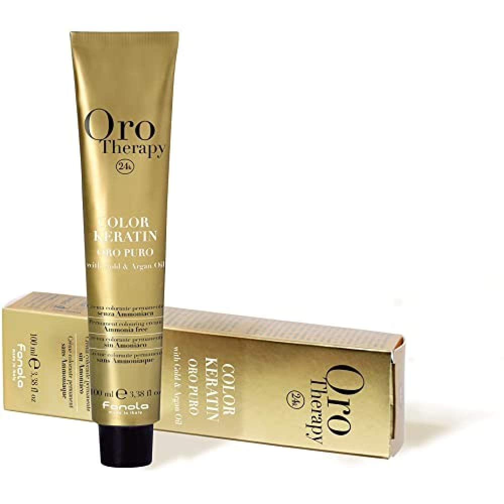 Oro Therapy, 24k Oro Puro, Ammoniakfrei, Permanente Haarfarbe, 5.6 Light Brown Red, 100 ml