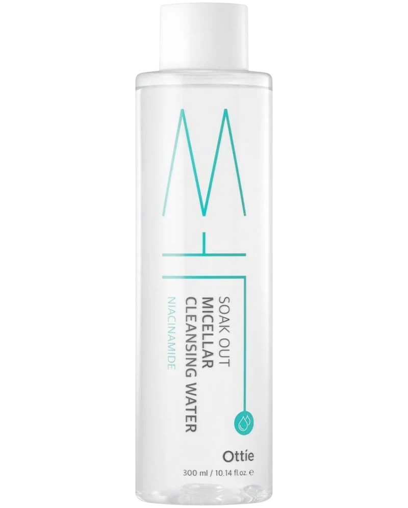 Ottie, Soak Out, Reinigung & Beruhigung, Mizellenwasser, Sensibel, 300 ml