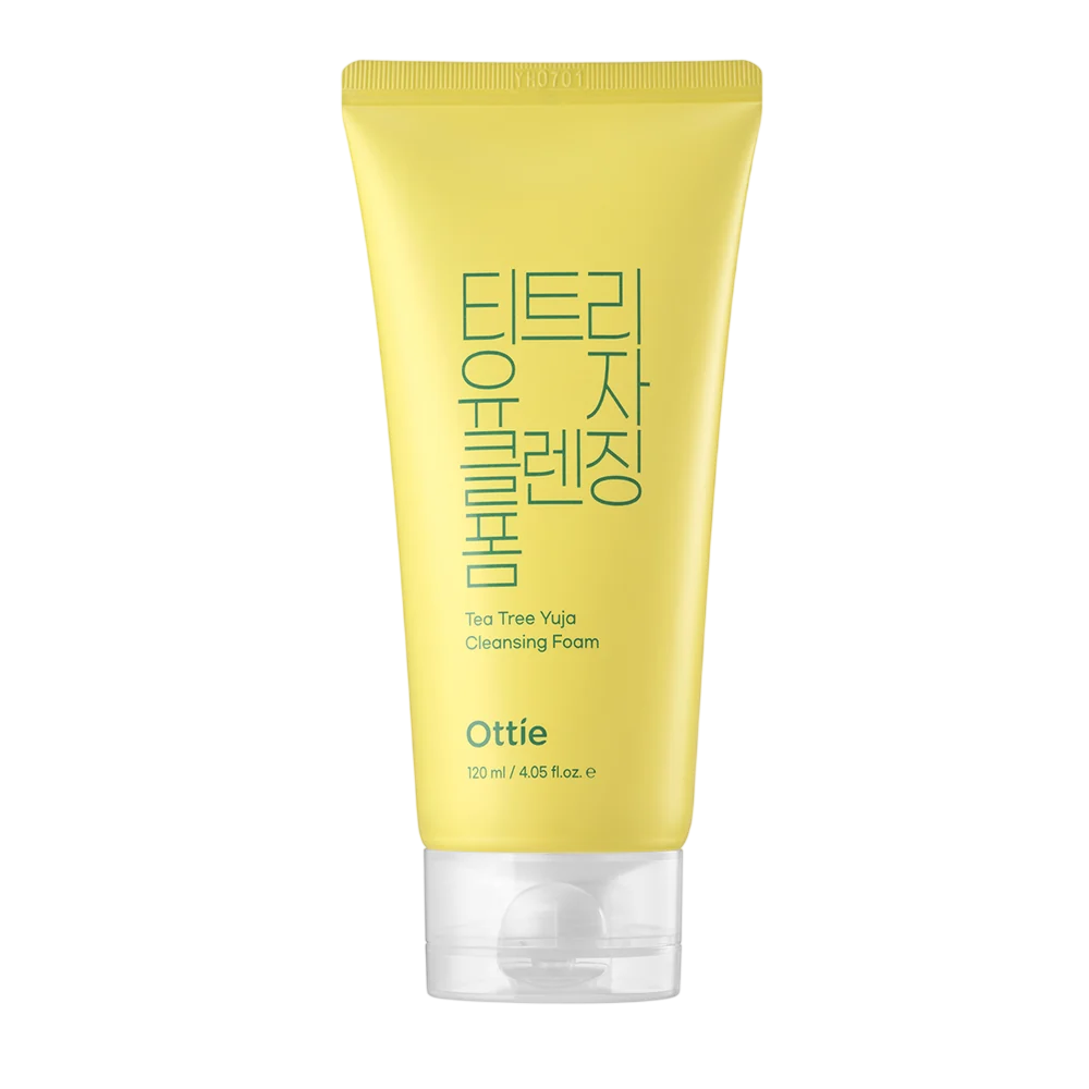 Ottie, Tea Tree Yuja, Beseitigt Unreinheiten, Reinigungsschaum, 120 ml