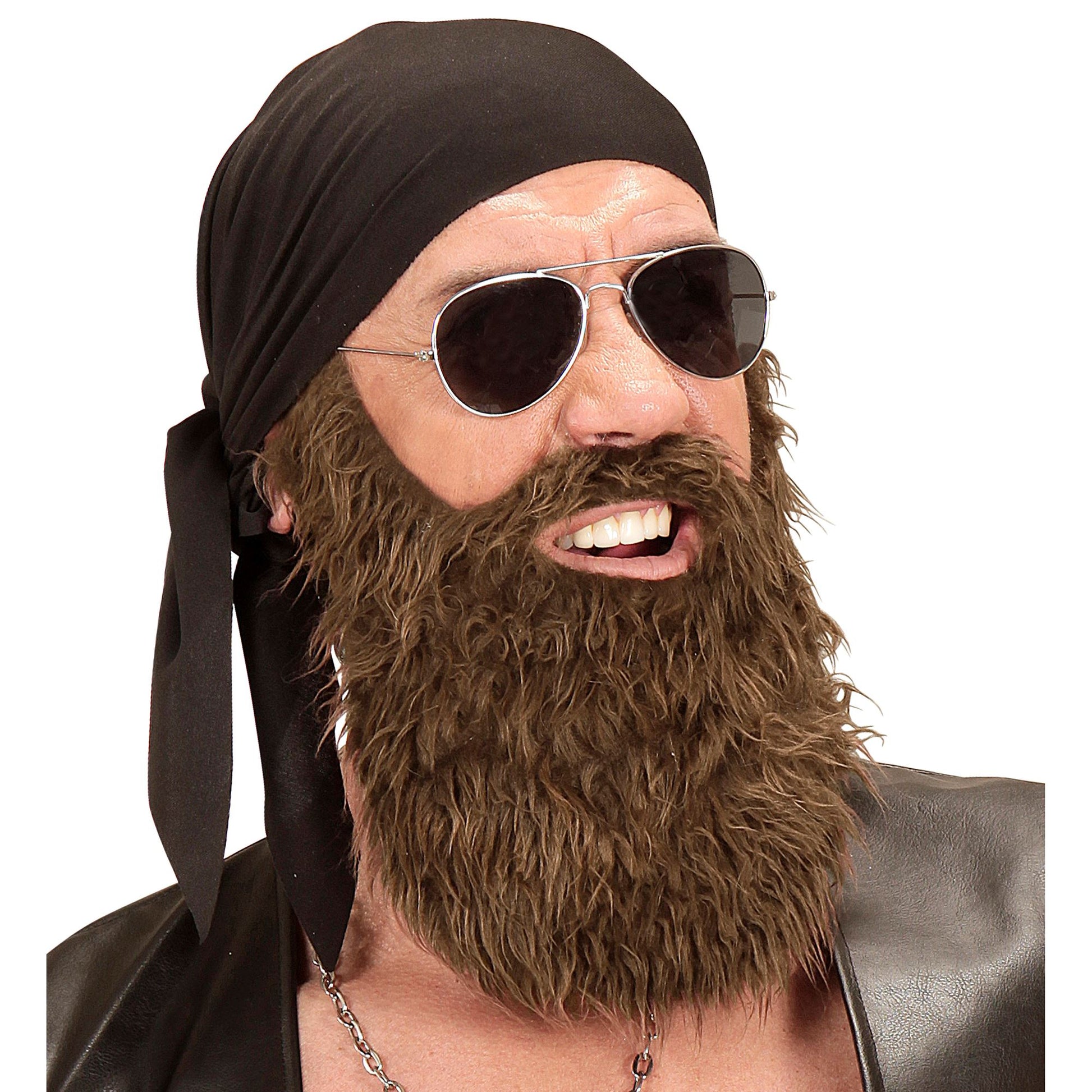 "OUTLAW BIKER" (Bandana & Bart) – Vorderansicht