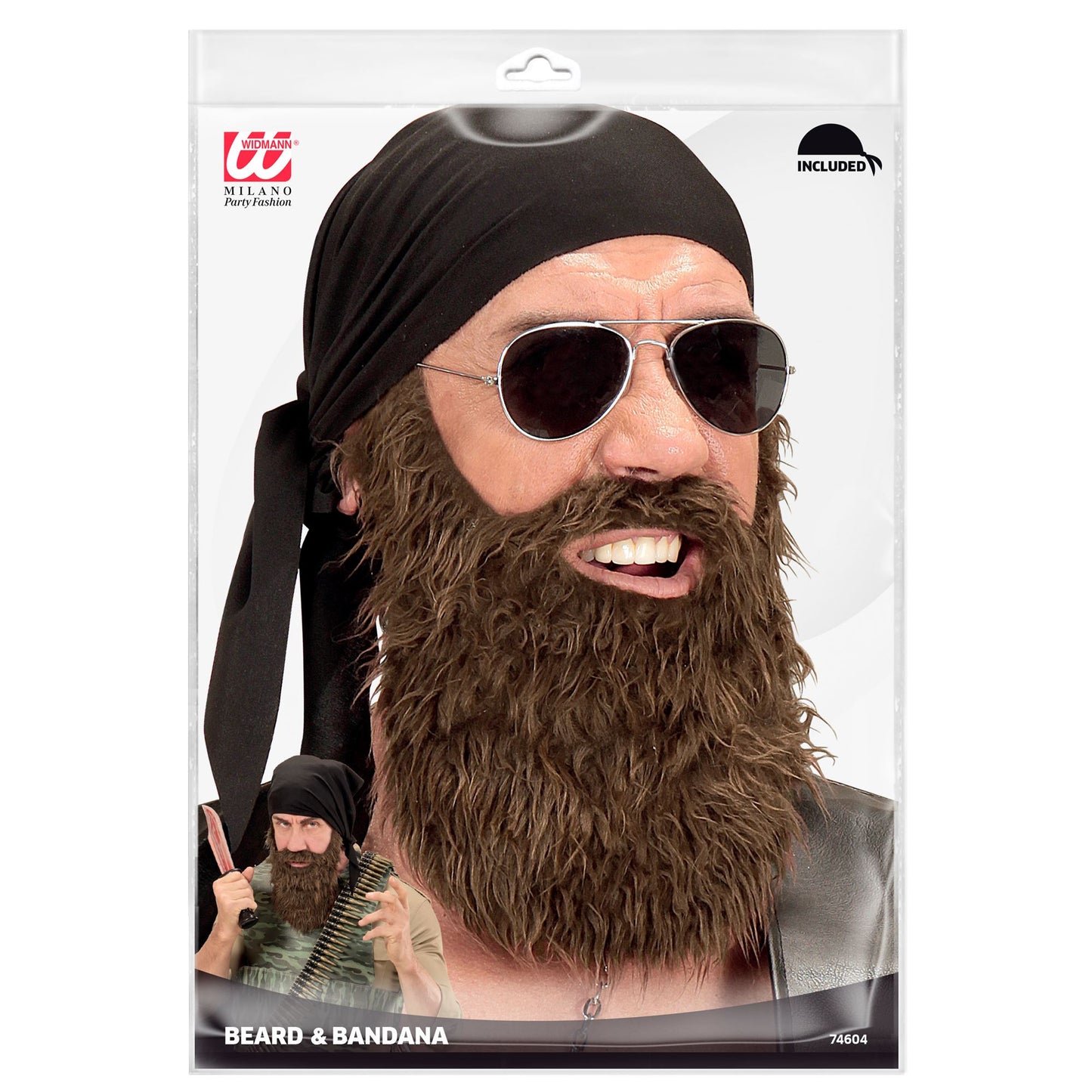 "OUTLAW BIKER" (Bandana & Bart) – Detailansicht