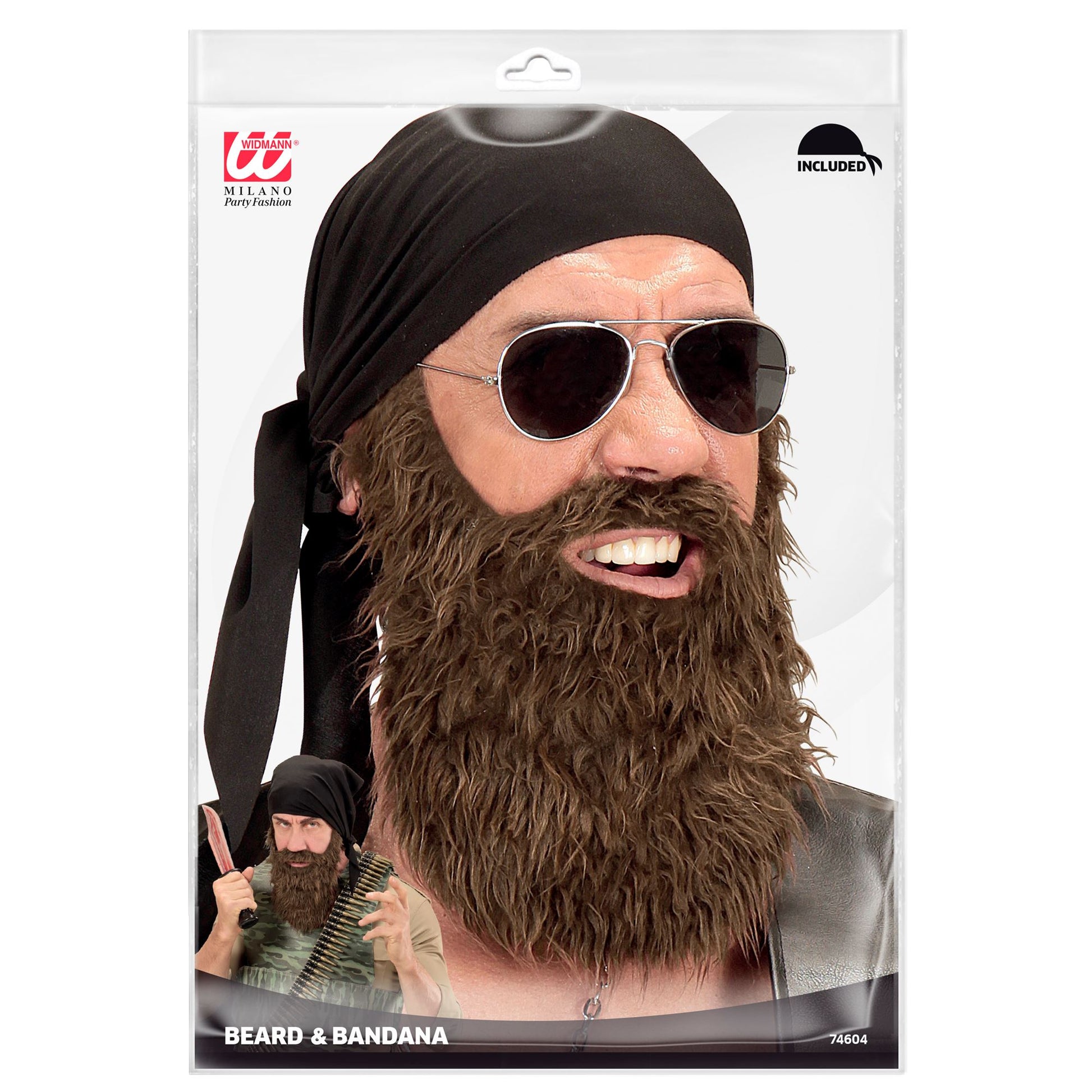 "OUTLAW BIKER" (Bandana & Bart) – Detailansicht