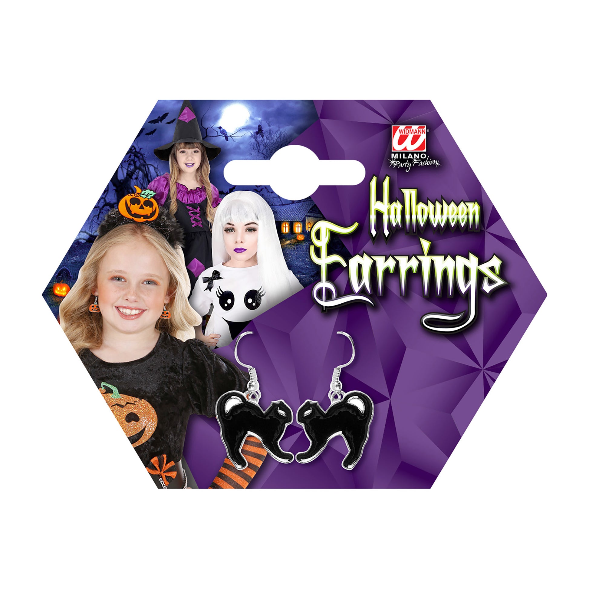 Paar "HALLOWEEN OHRRINGE" Kindergröße - in 3 Modellen sortiert – Ansicht 3