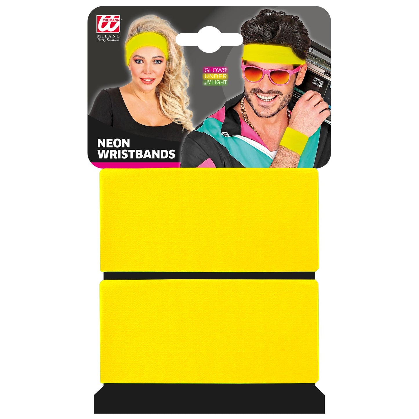 Paar "NEON GELBE ARMBÄNDER" – Detailansicht